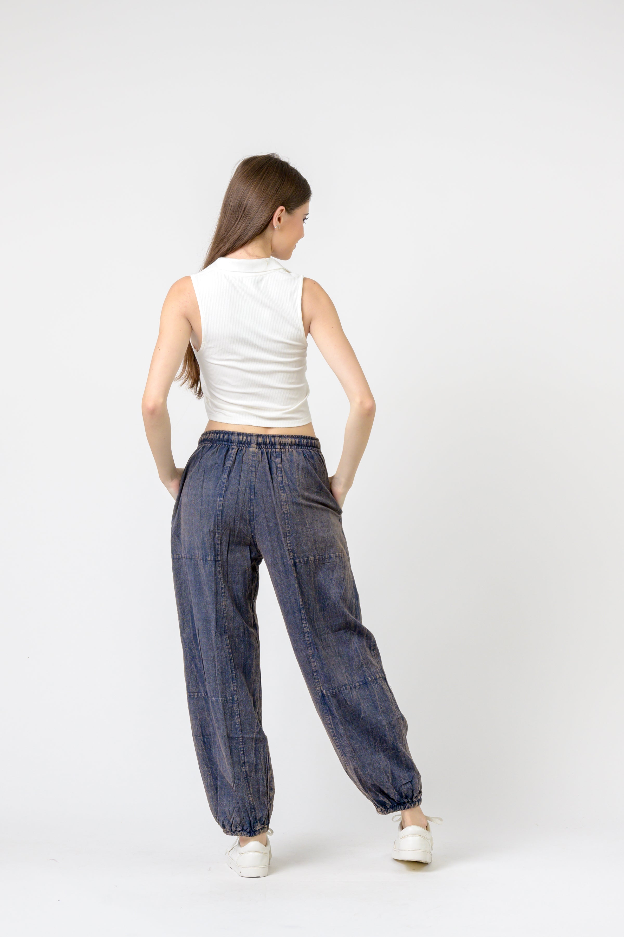 Rhea Tie-Front Yoga Pants