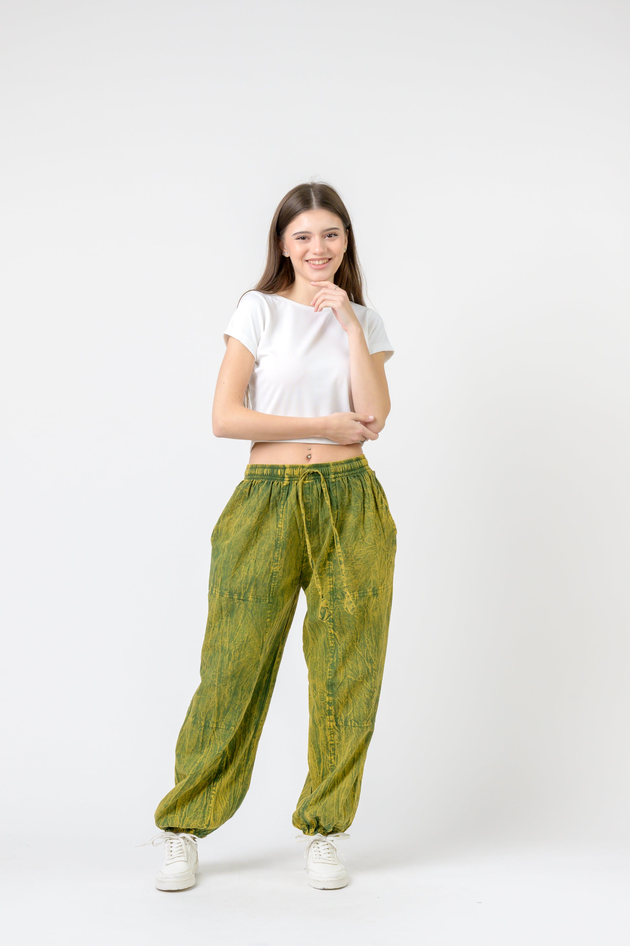 Rhea Tie-Front Yoga Pants