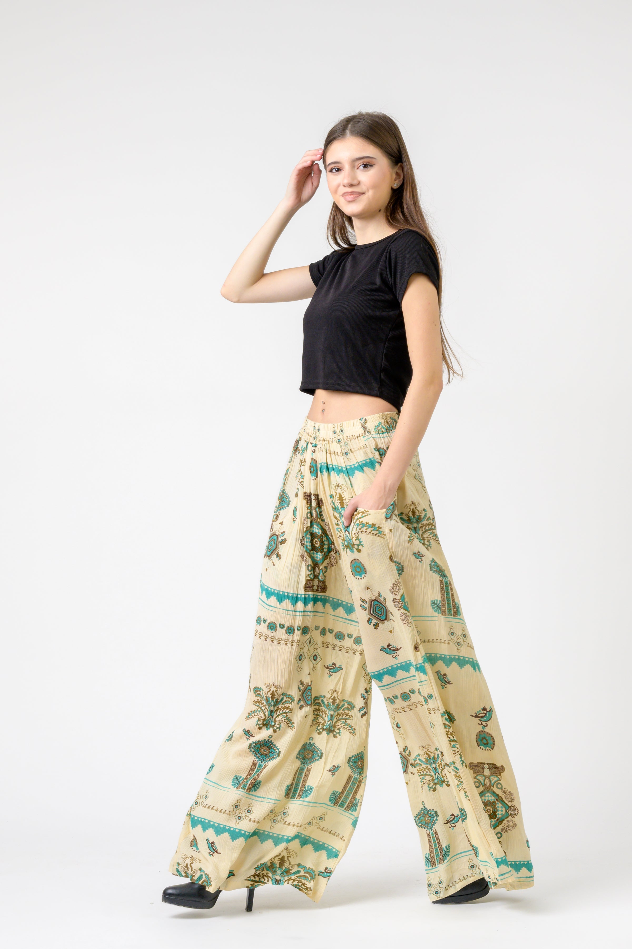 Rhea Print Trousers