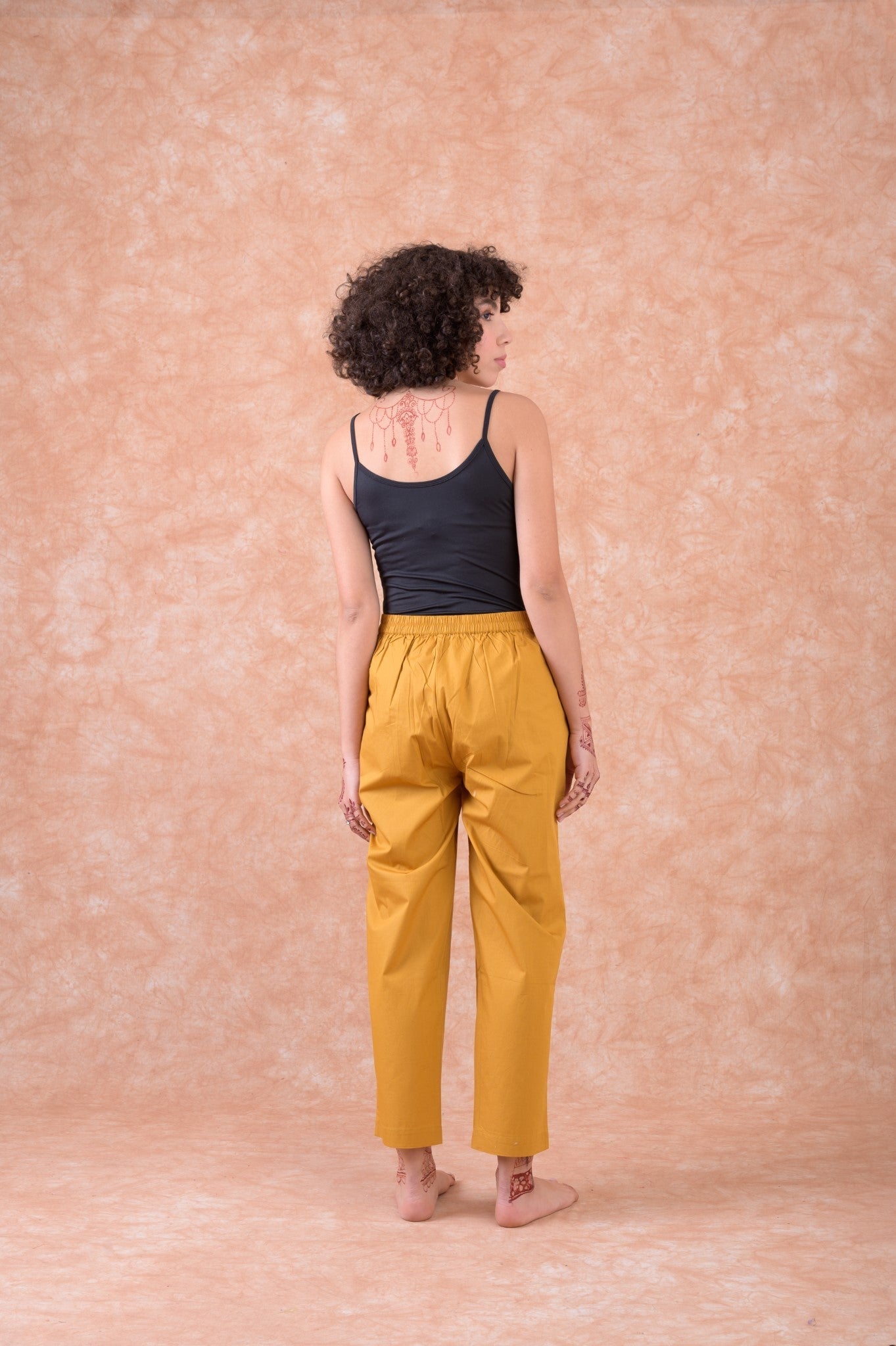 Rhea Pocket Pants Yellow / Large