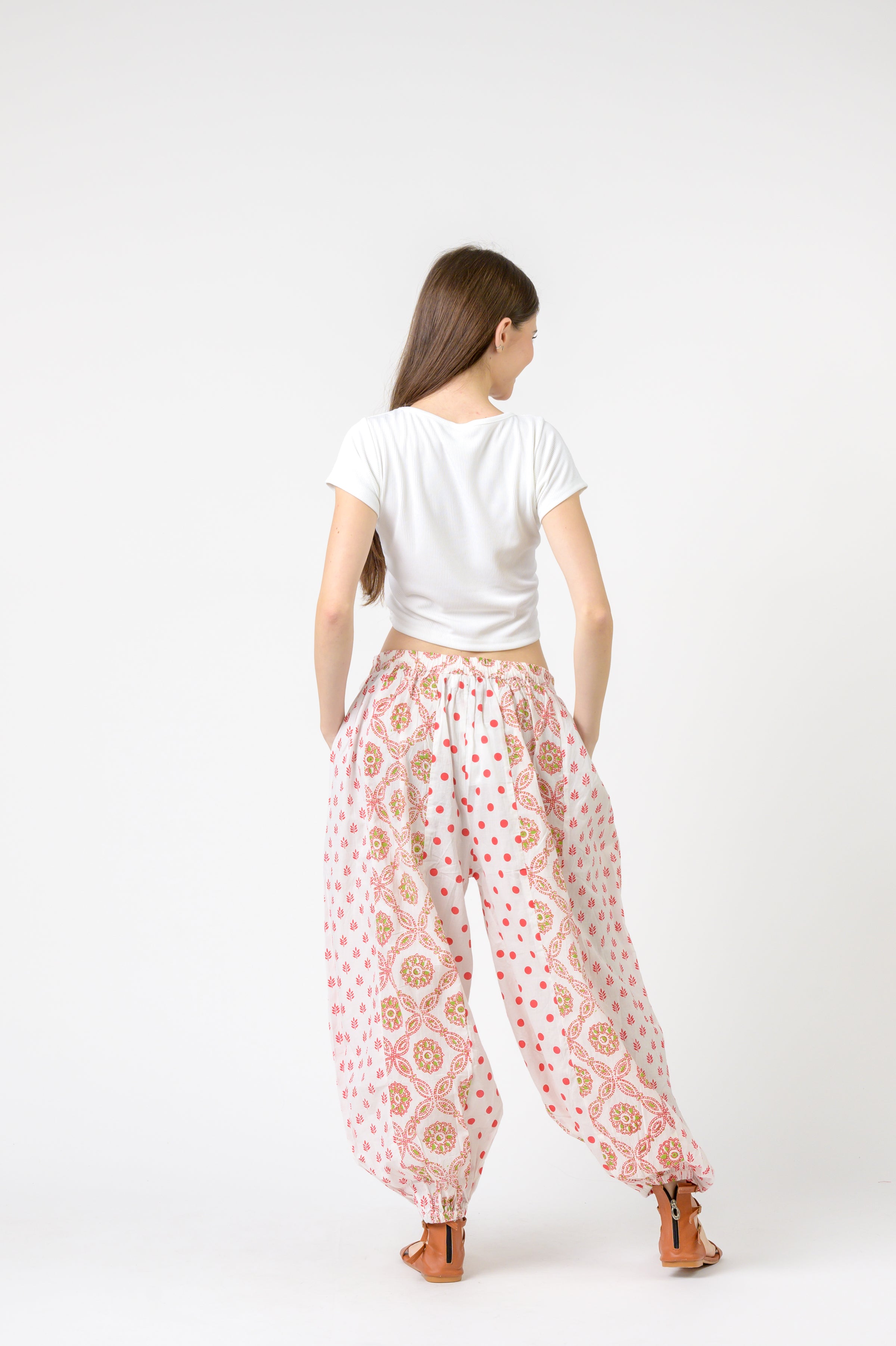 Rhea Side Panel Harem Pants