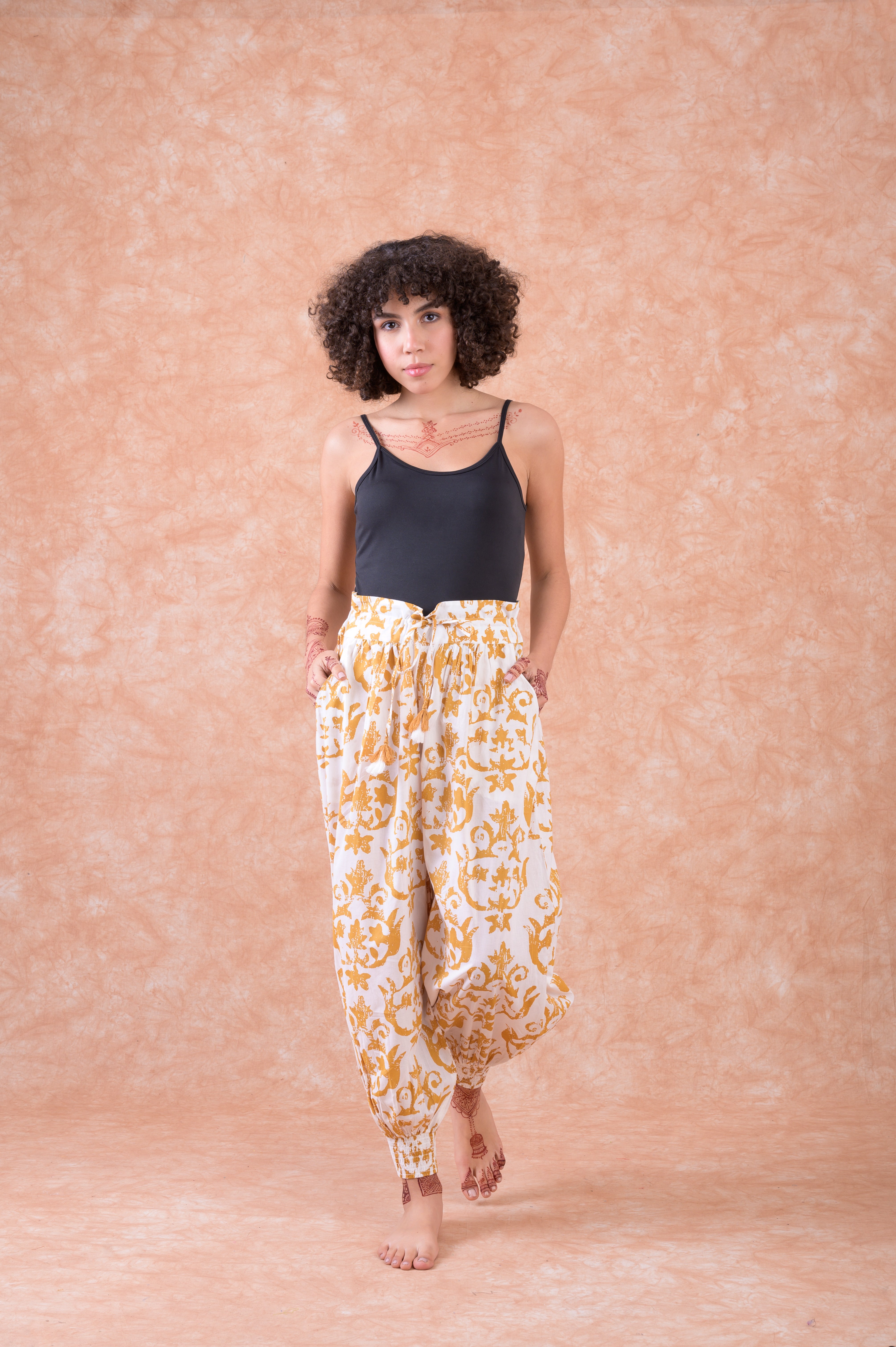 Rhea Analina Print Harem Pants