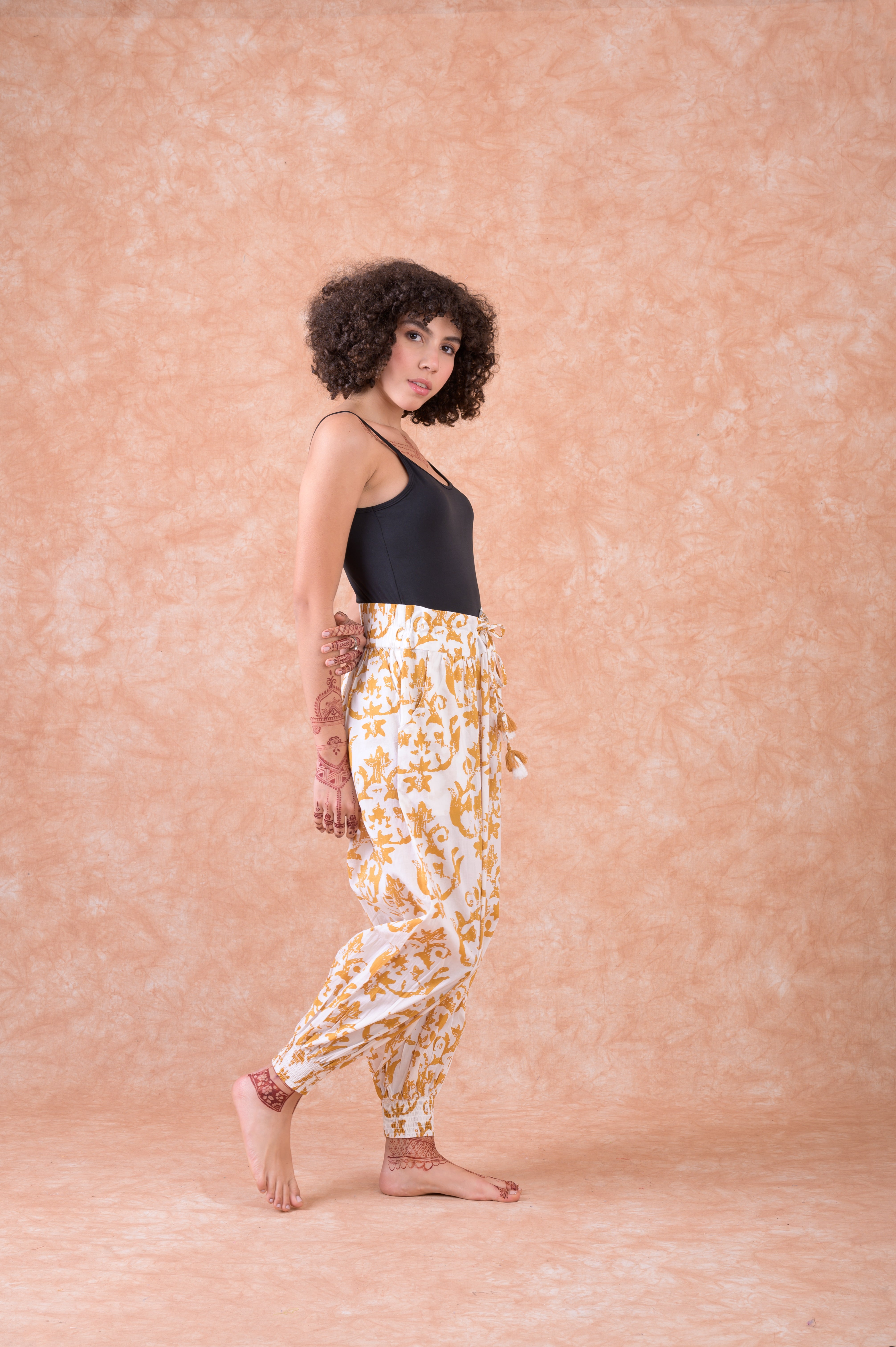 Rhea Analina Print Harem Pants