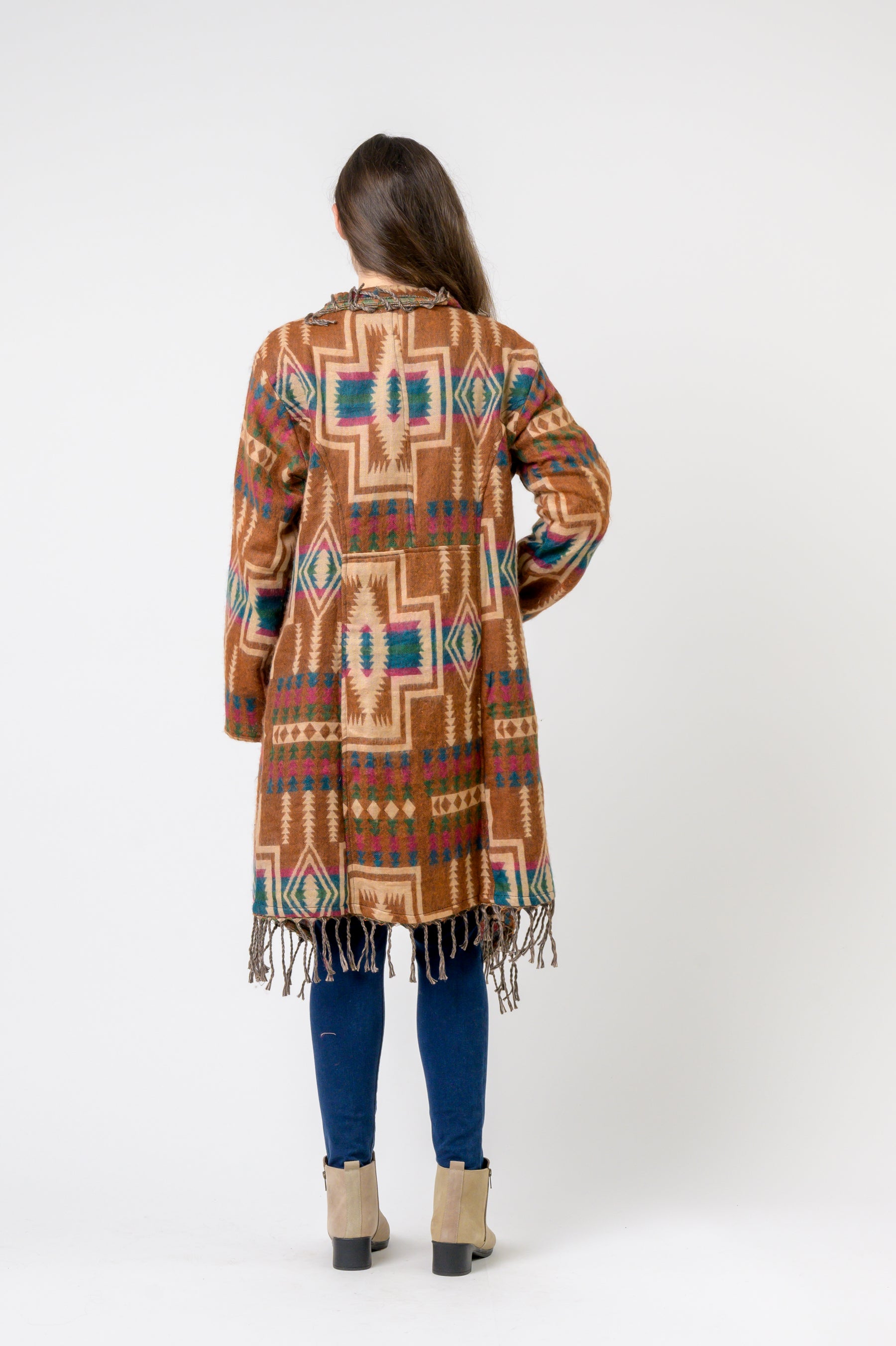 Rhea Nepali Colorful Jhalar Robe