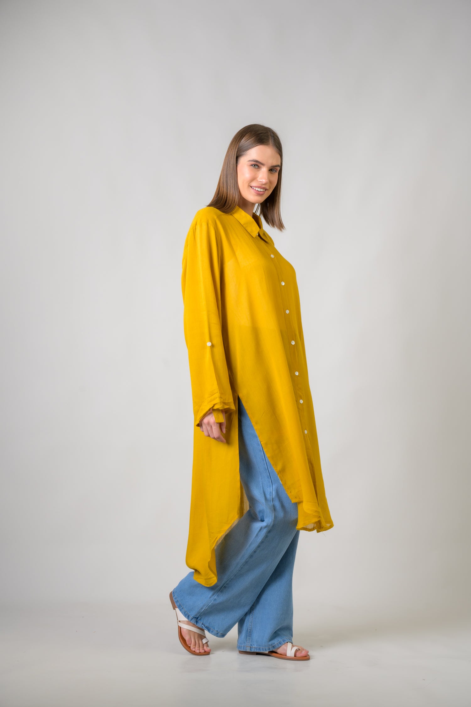 Rhea Long Collar Shirt