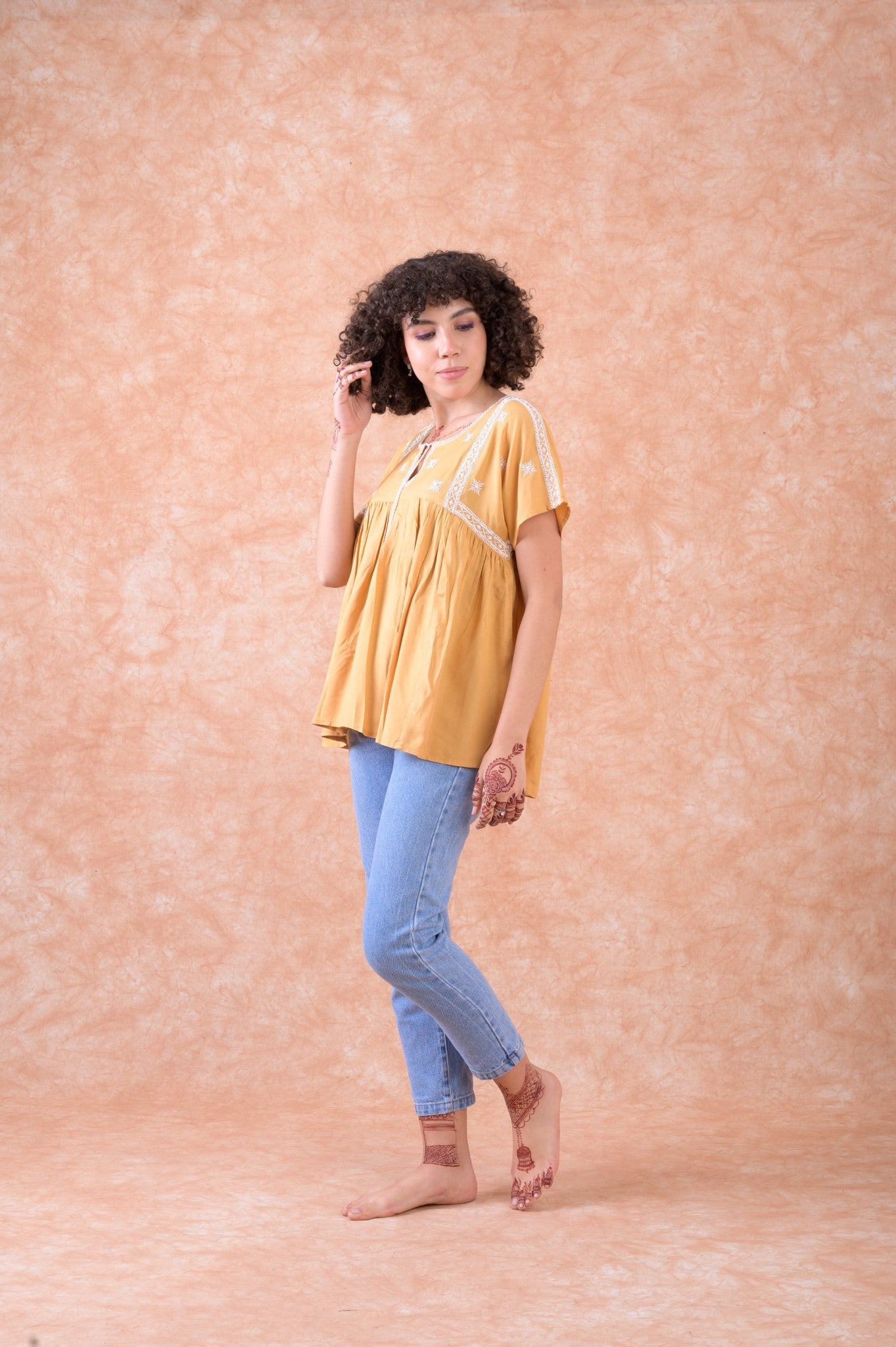 Deco Short Sleeve Top