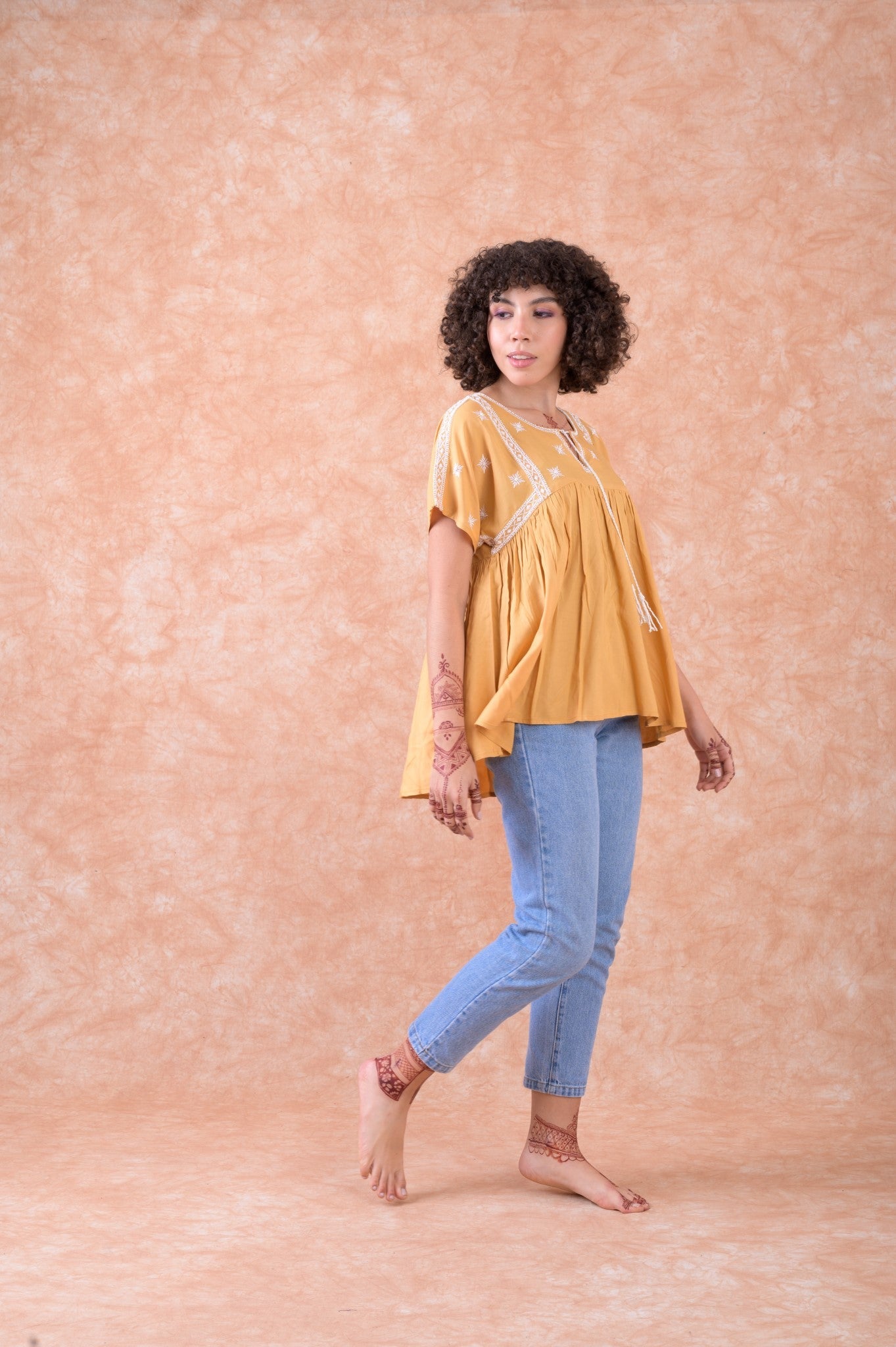 Deco Short Sleeve Top