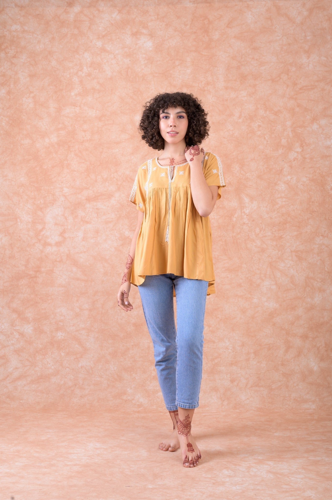 Deco Short Sleeve Top