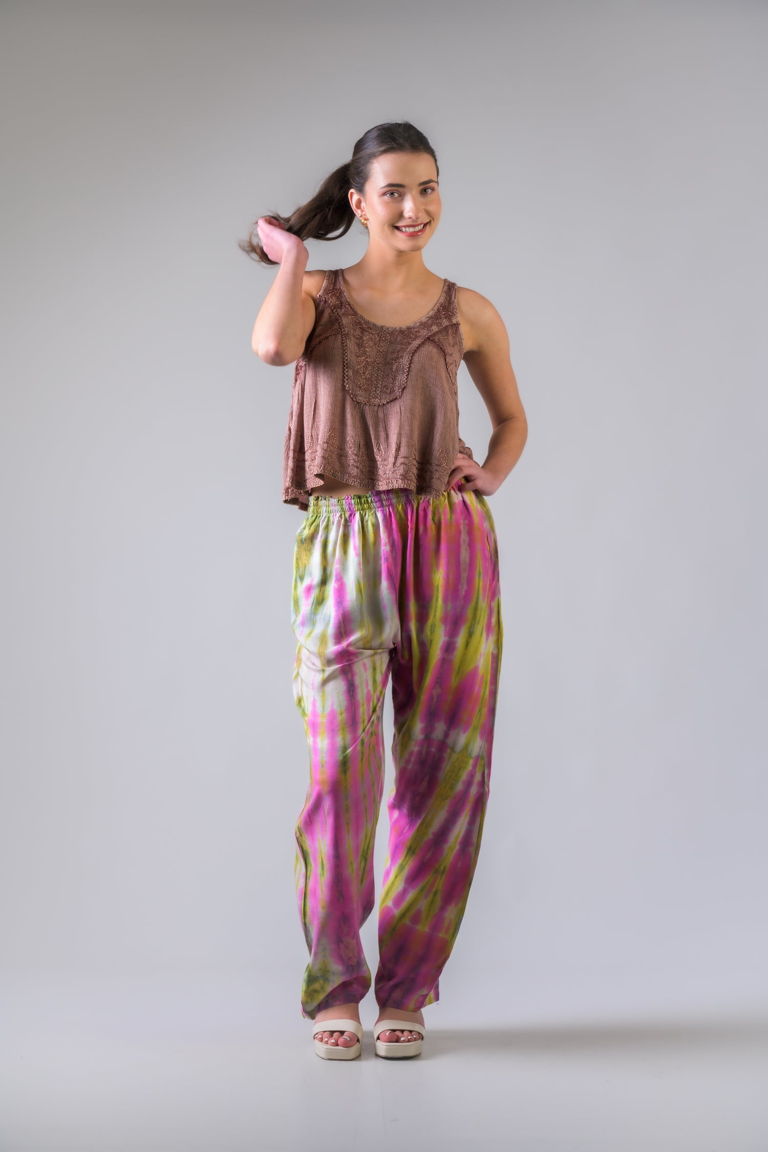 Color Pattern Pants Henna Shoppe