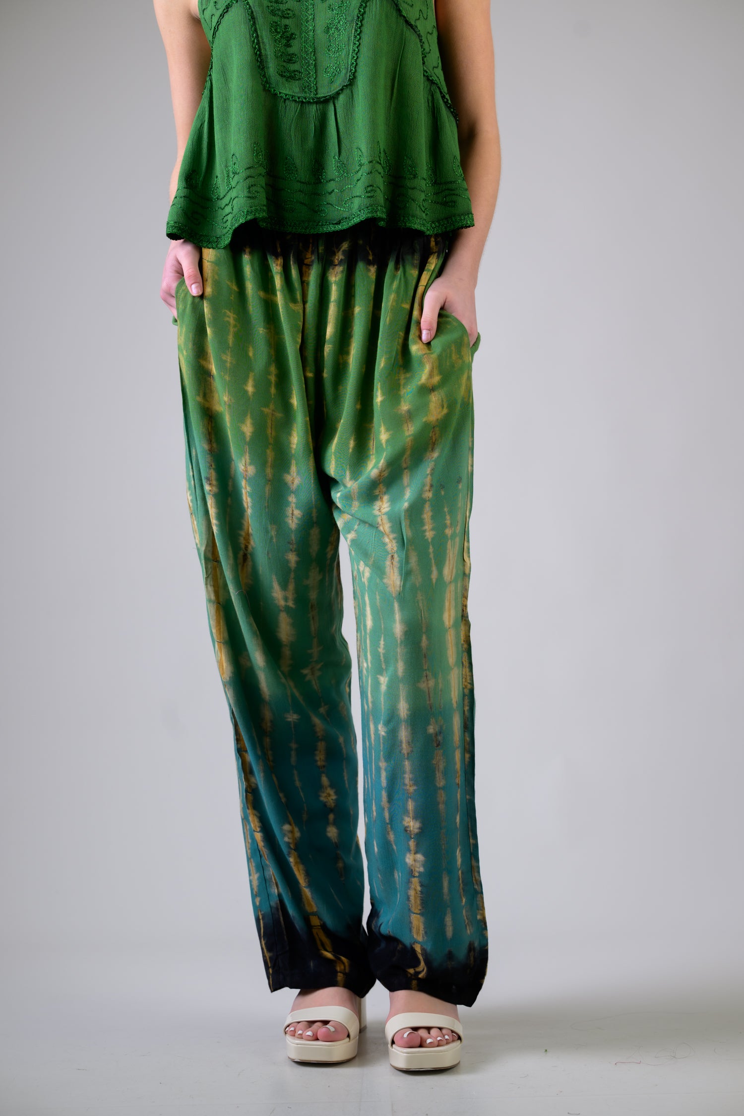 Color Pattern Pants Henna Shoppe