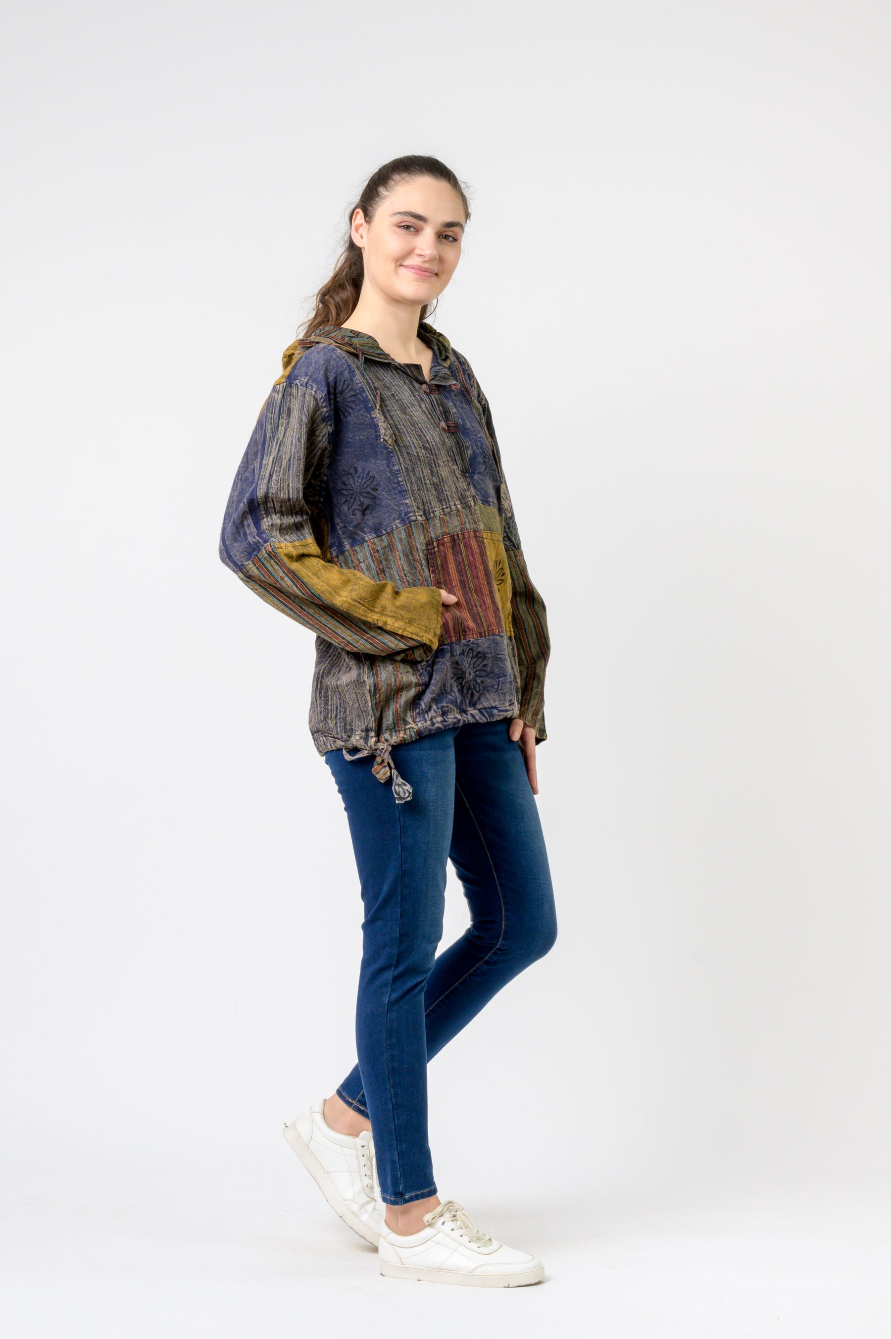 Rhea Bold Cotton Hoodie (Assorted)