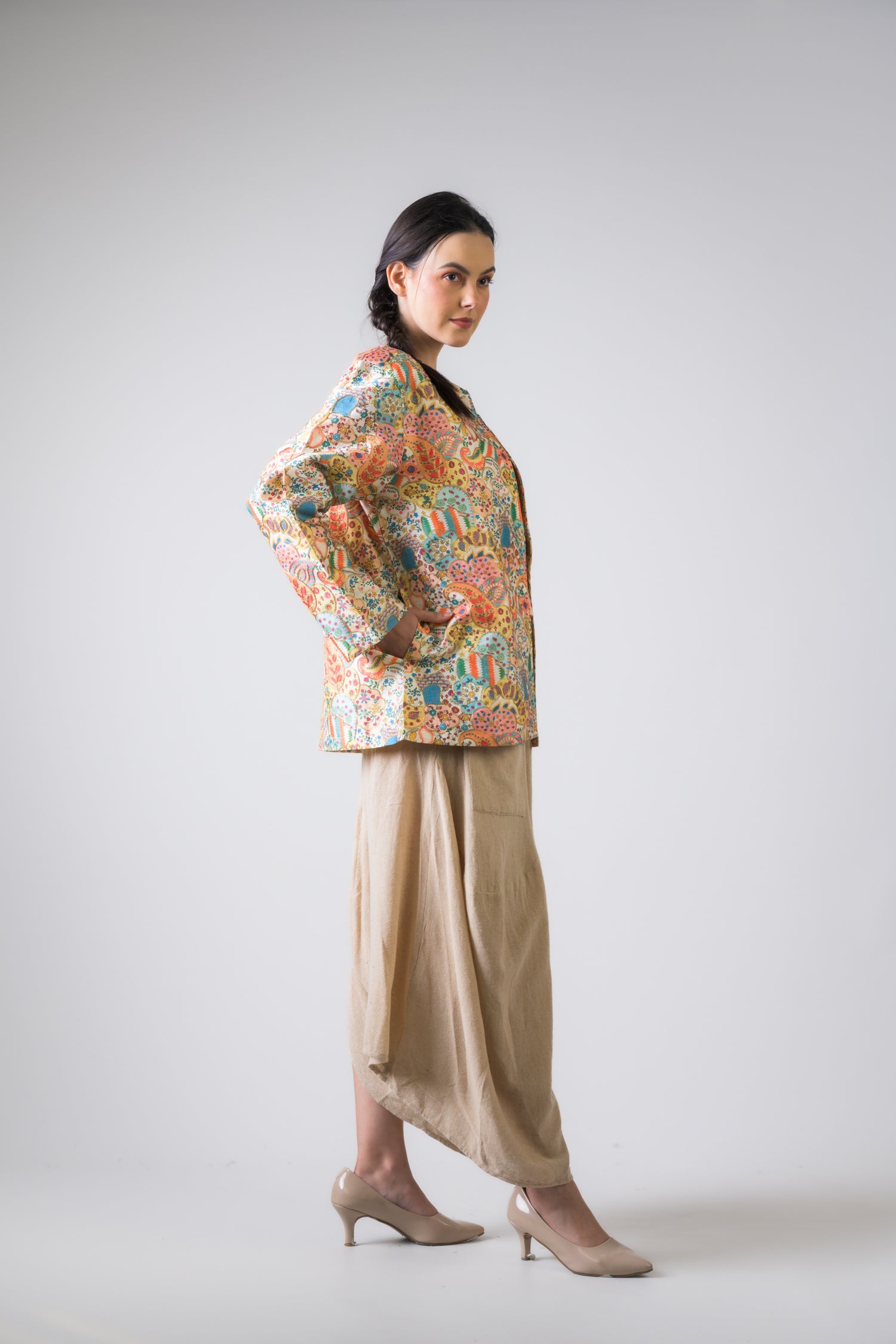 Rhea Bold Handy Cotton Jacket (Assorted)