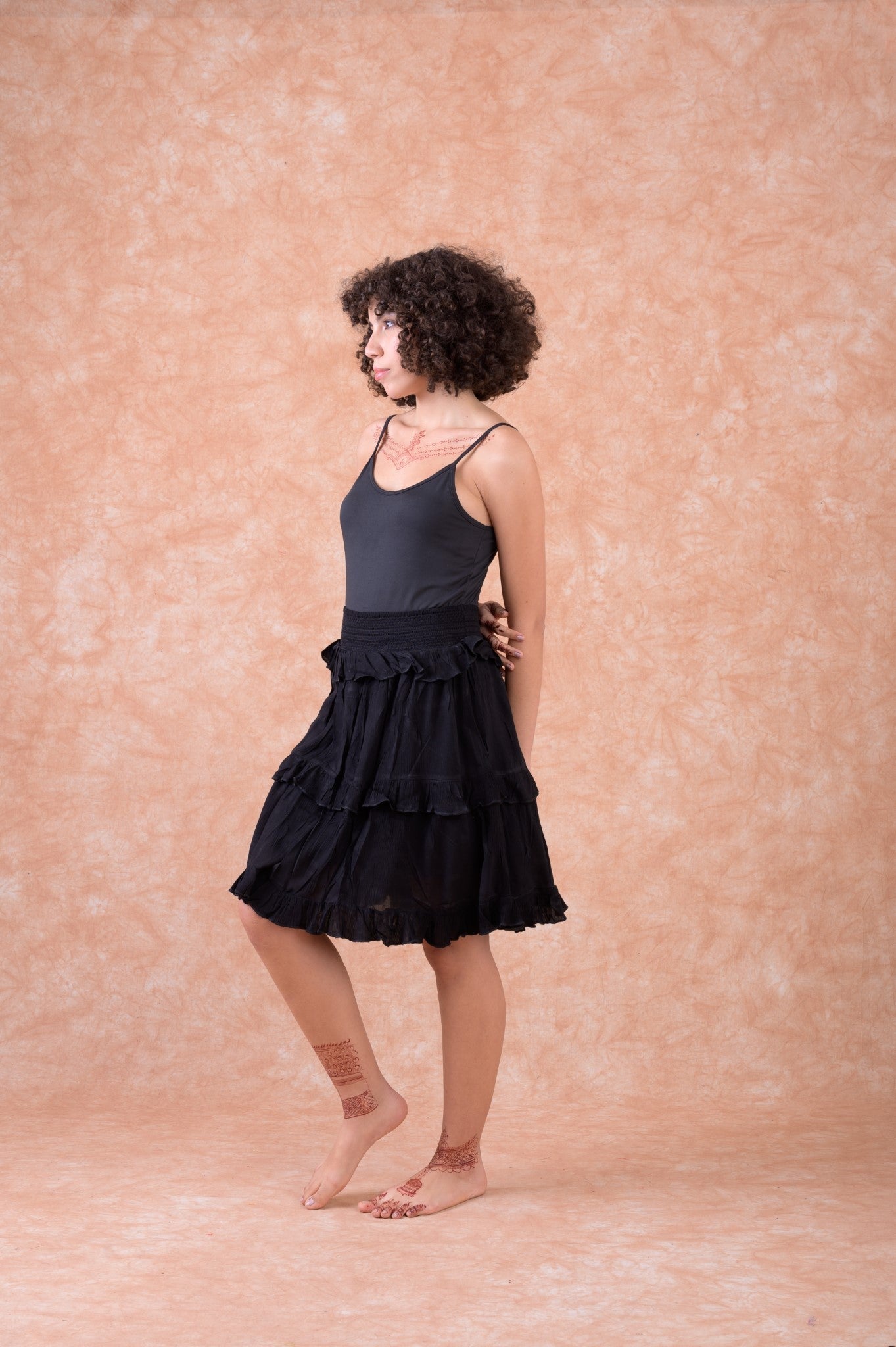 Rhea Princess Skirt Black / L/X