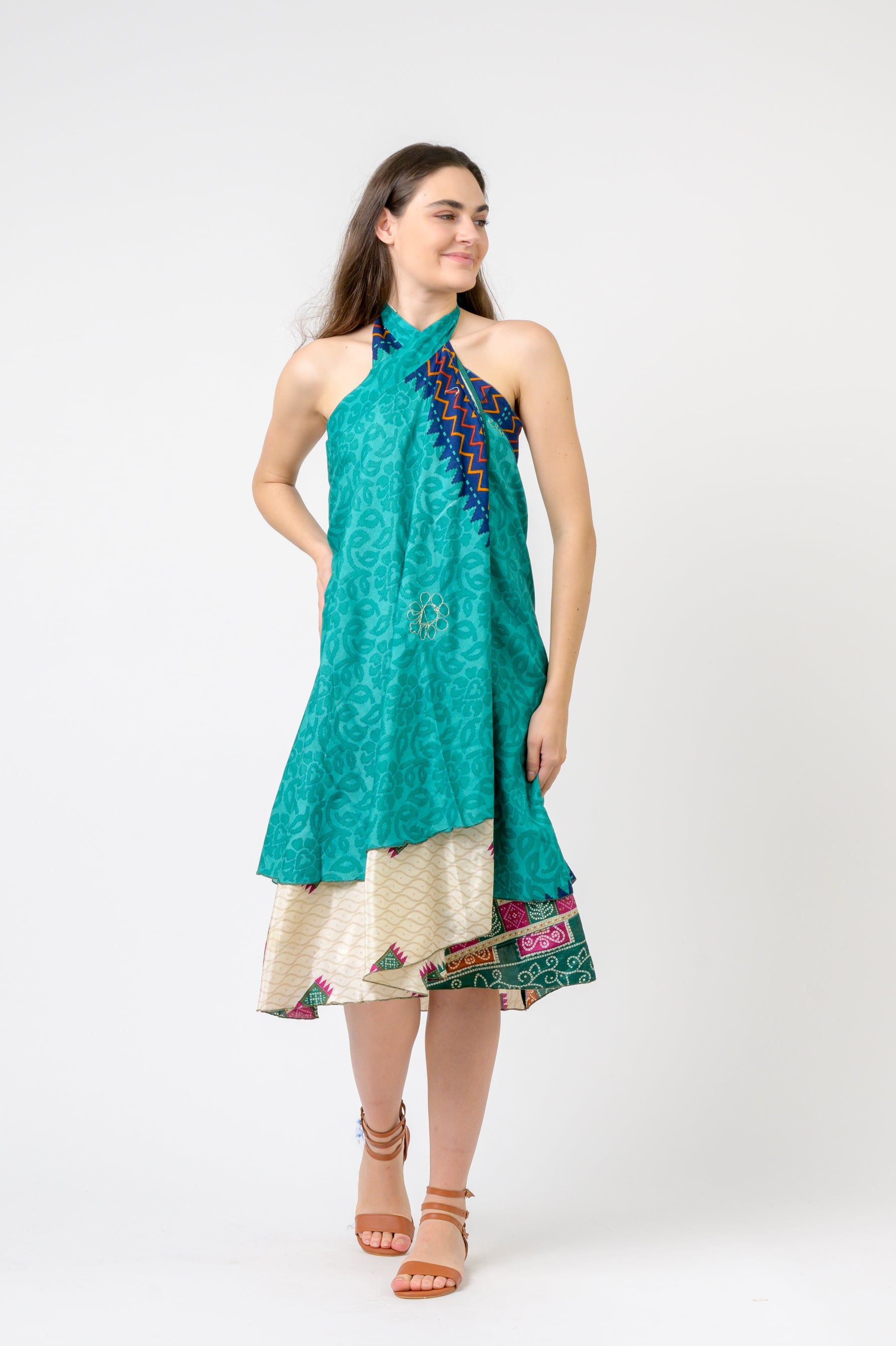 Rhea Printed Wrap Skirt