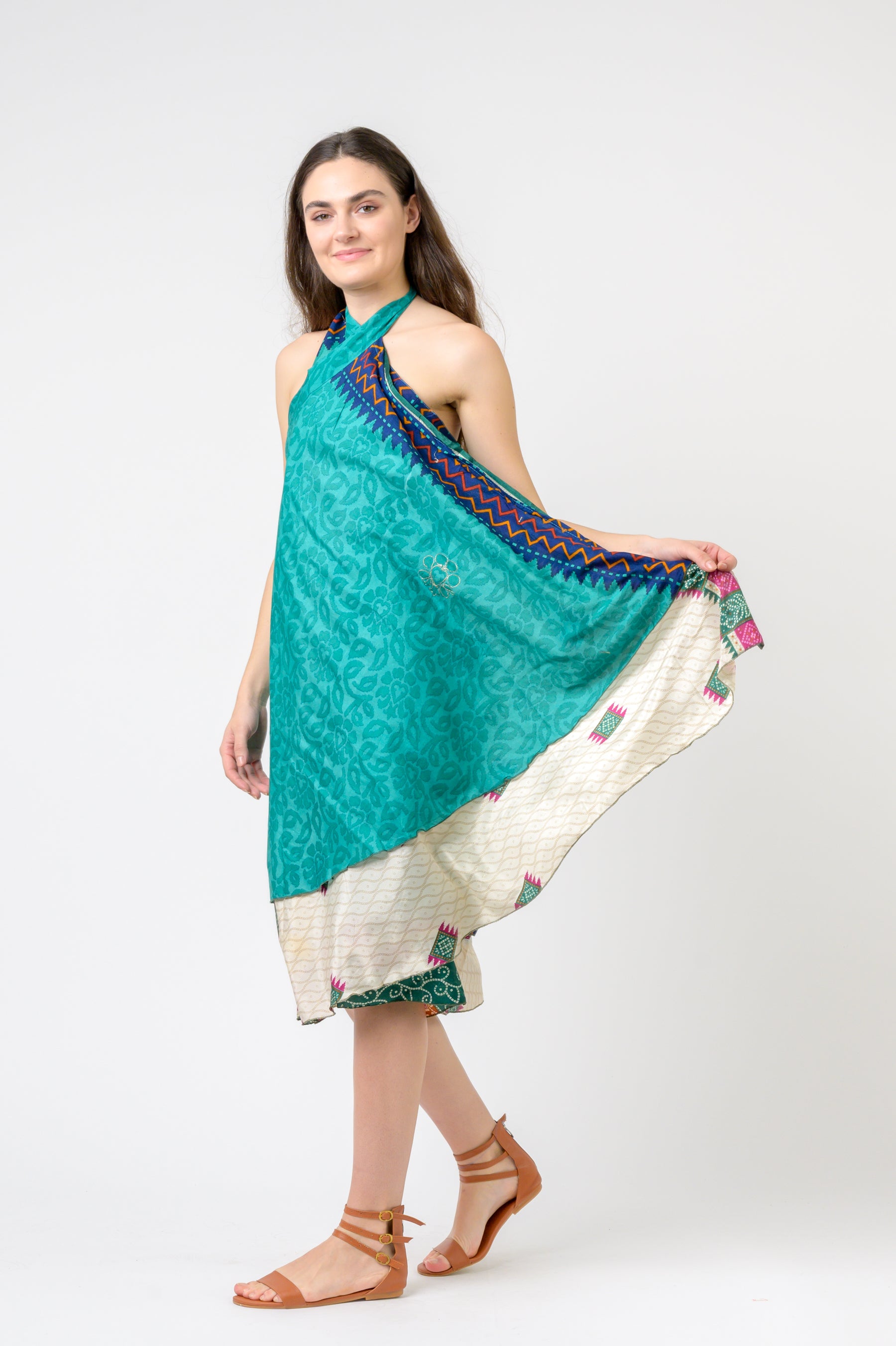 Rhea Printed Wrap Skirt