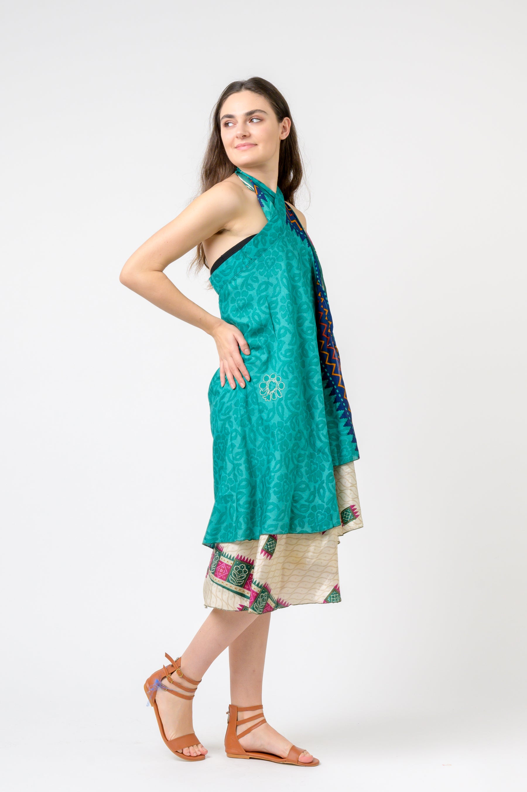 Rhea Printed Wrap Skirt