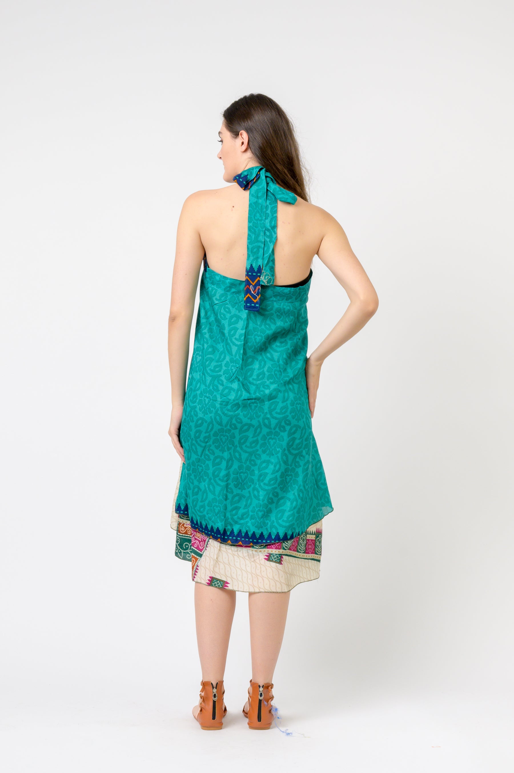 Rhea Printed Wrap Skirt