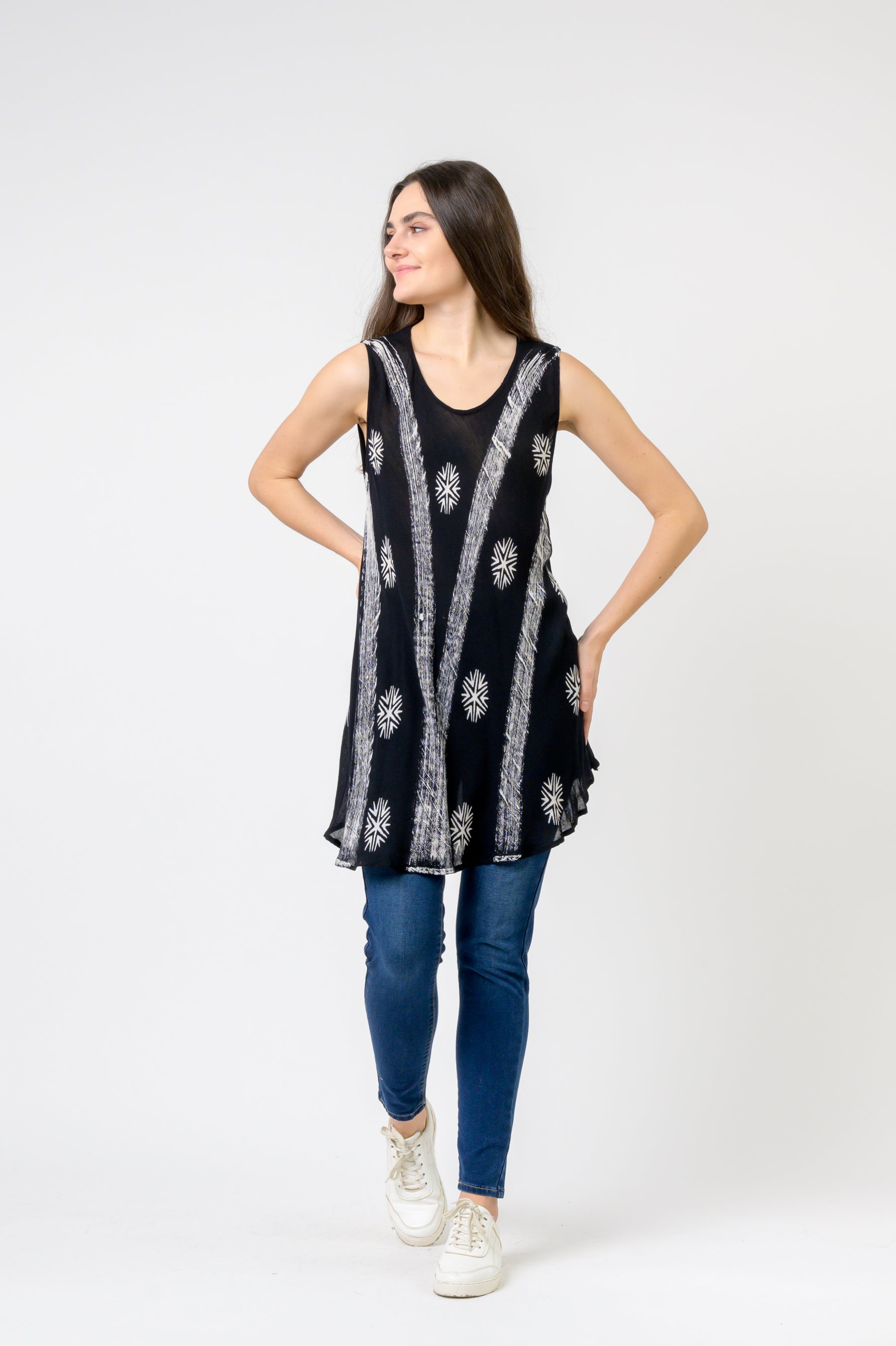 Rhea Balanced Sleeveless Top