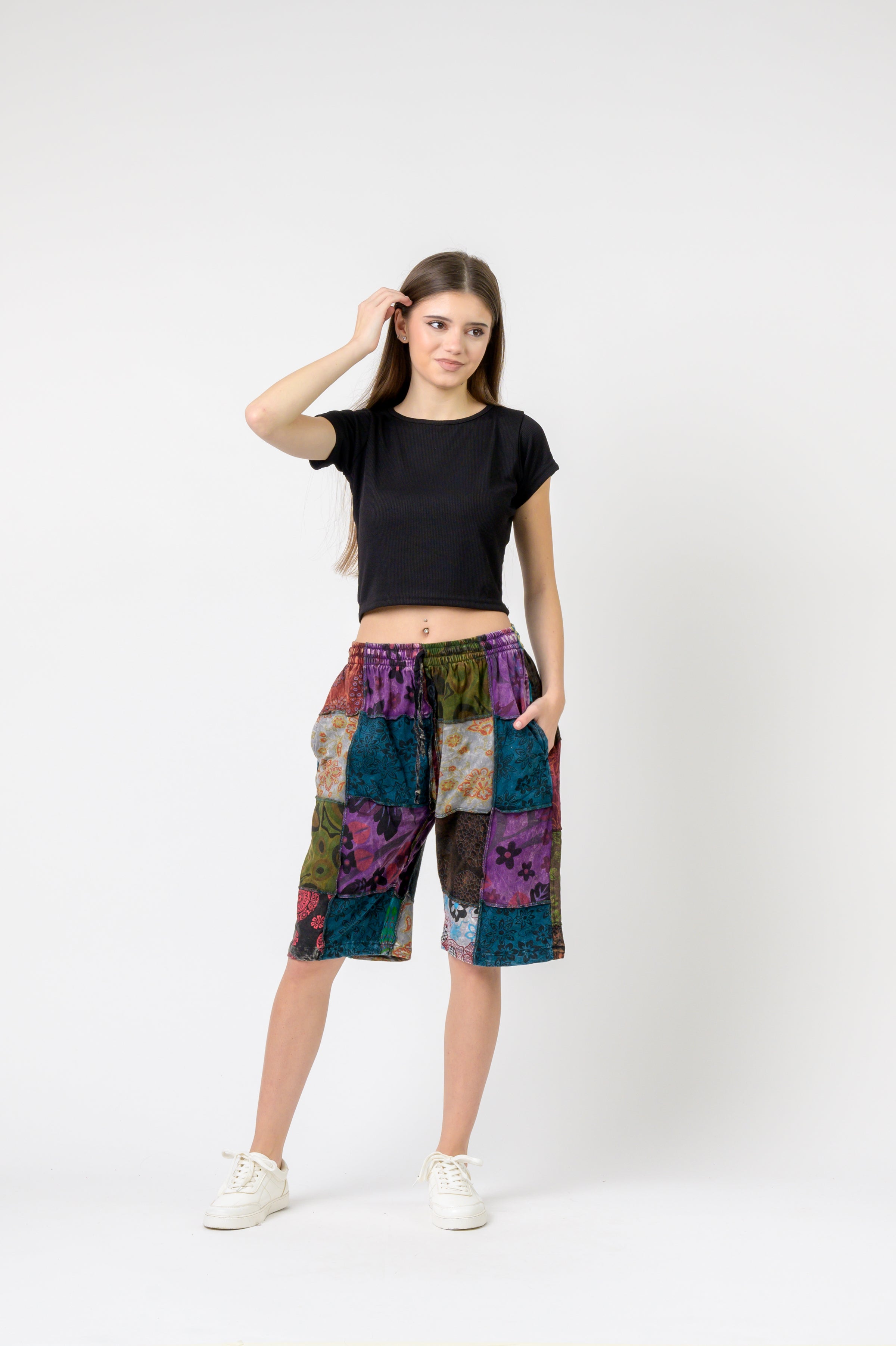 Rhea Mix Patch Short Trouser