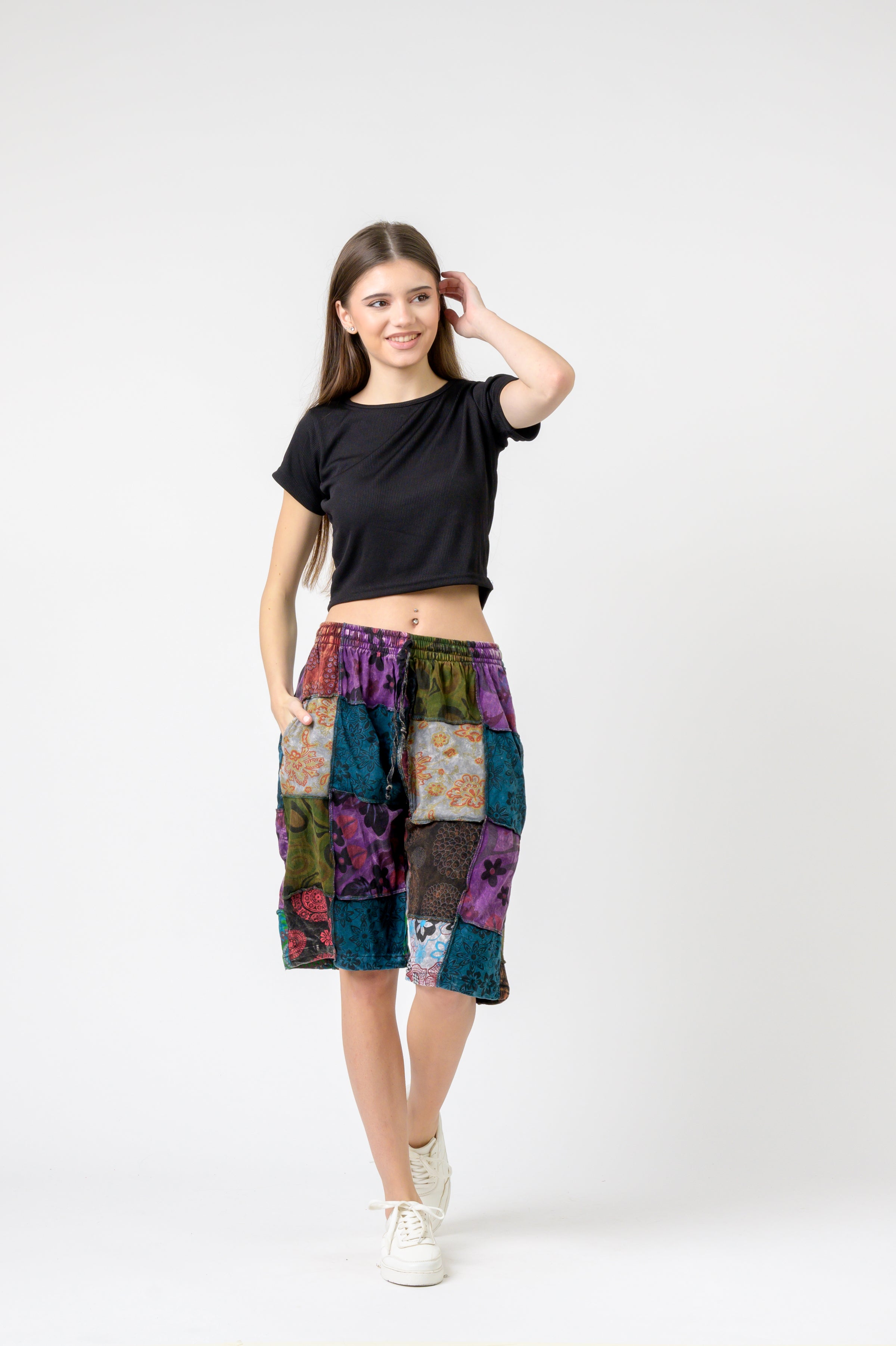 Rhea Mix Patch Short Trouser