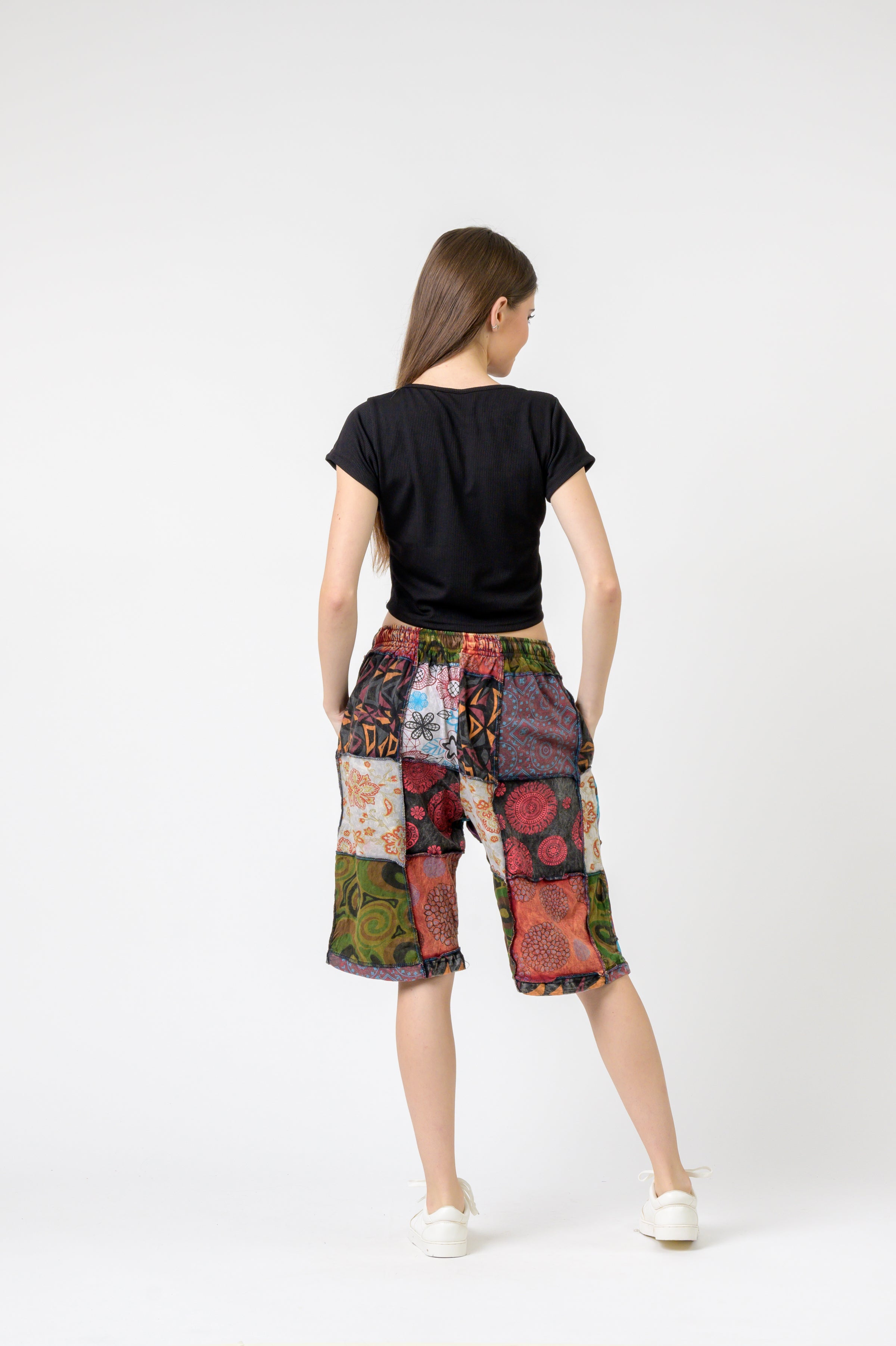 Rhea Mix Patch Short Trouser