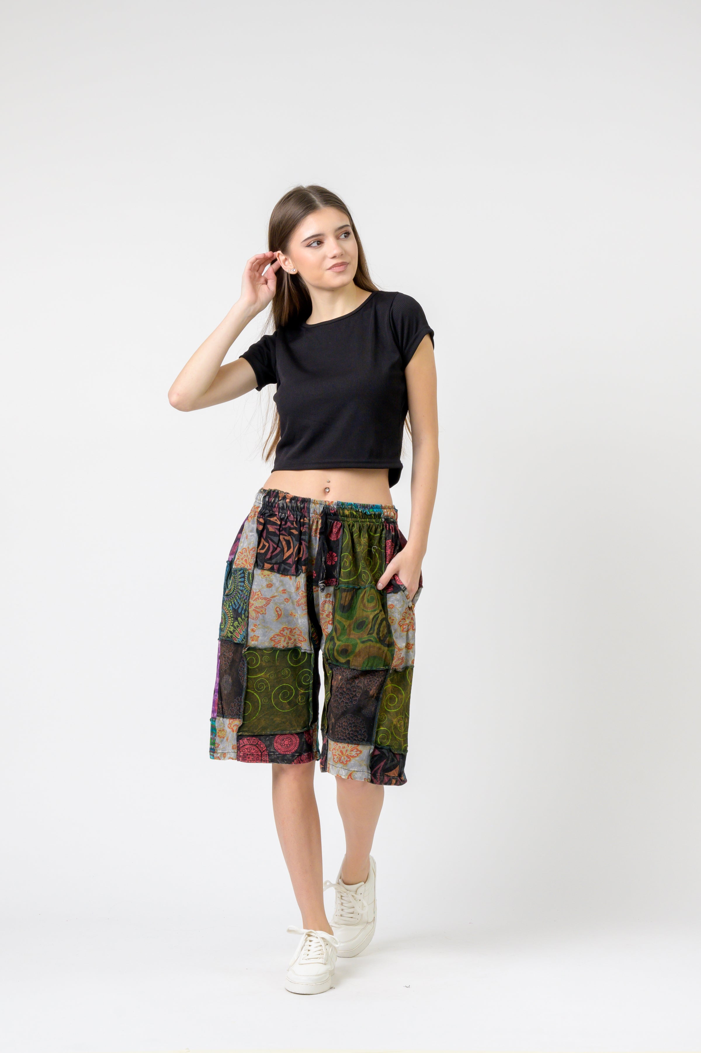 Rhea Mix Patch Short Trouser