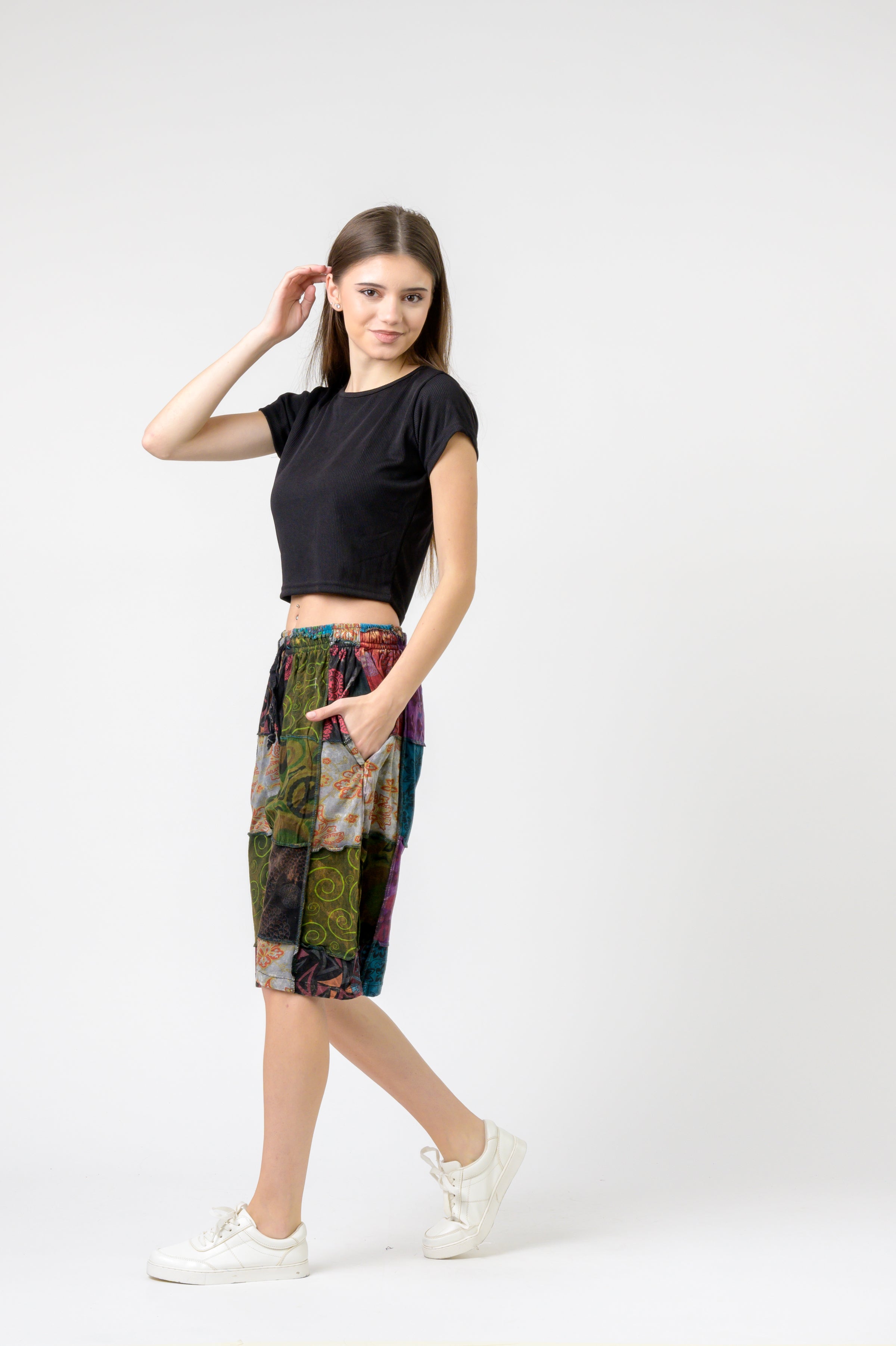 Rhea Mix Patch Short Trouser