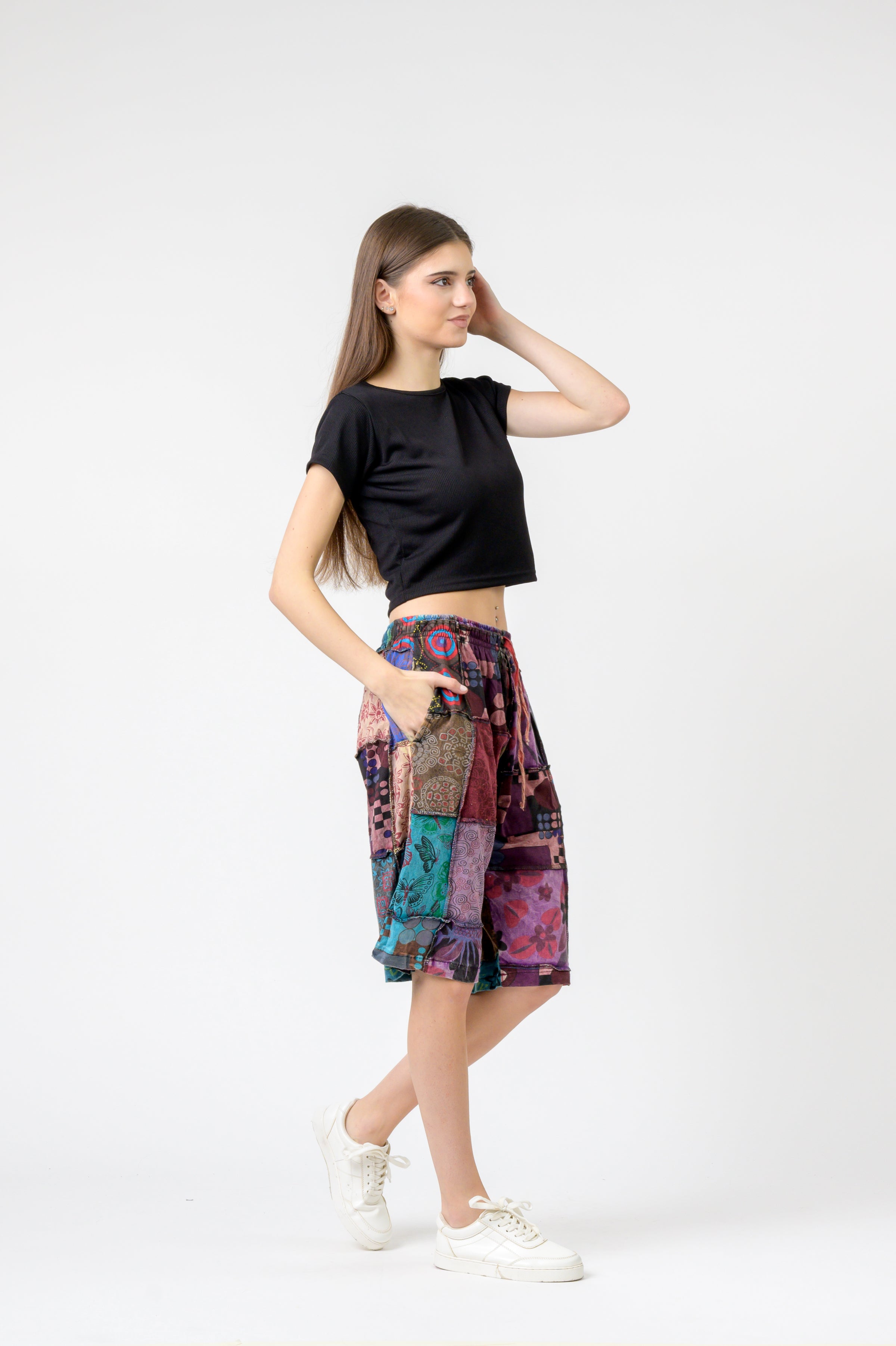 Rhea Mix Patch Short Trouser