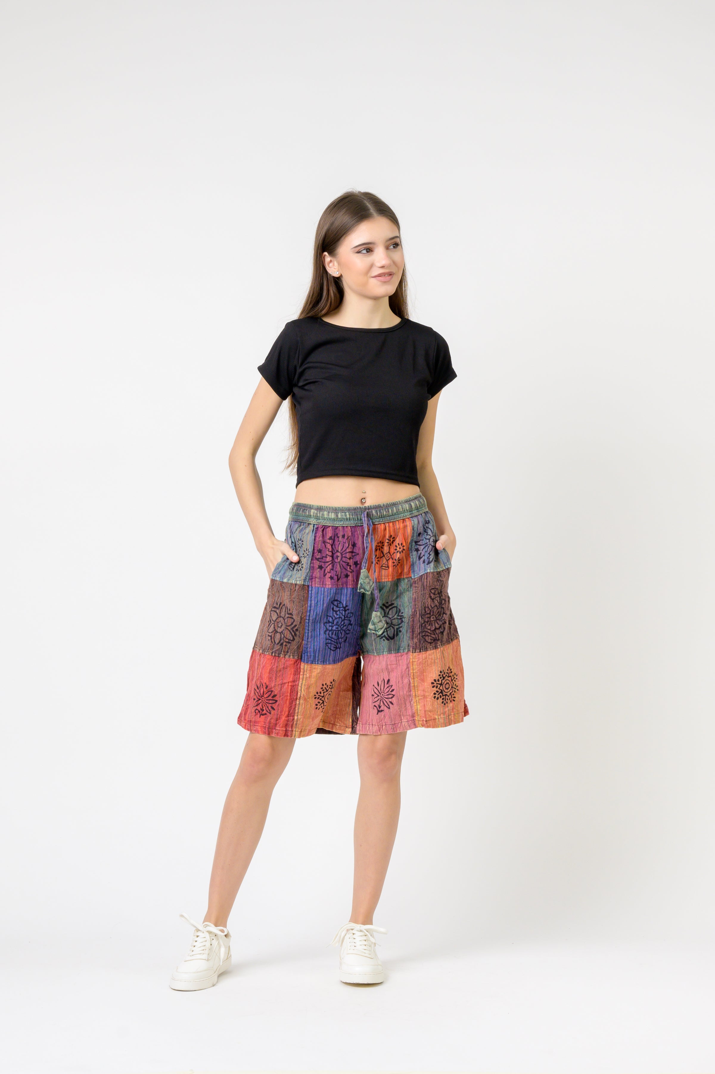 Rhea Mix Patch Short Trouser