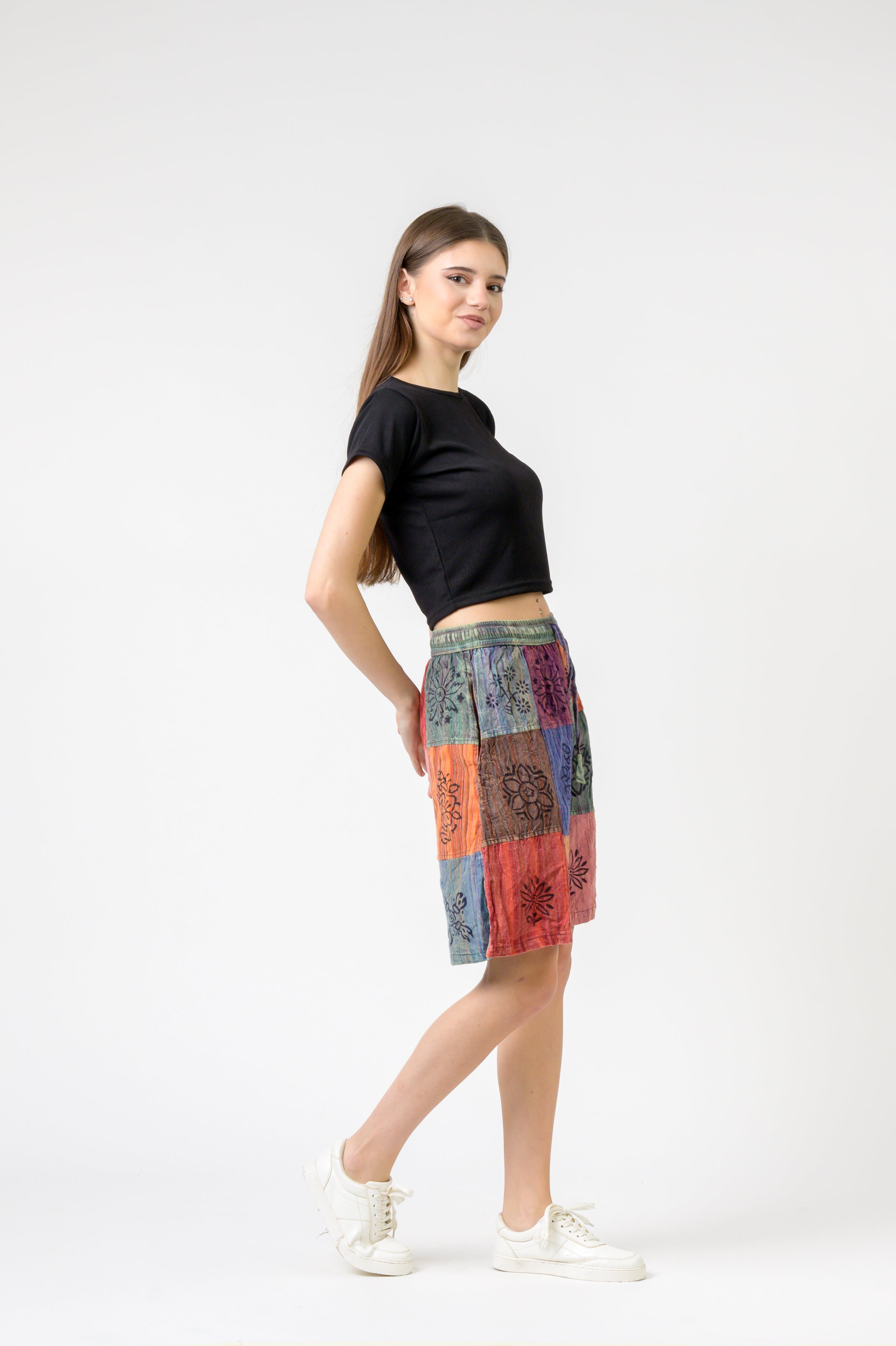 Rhea Mix Patch Short Trouser