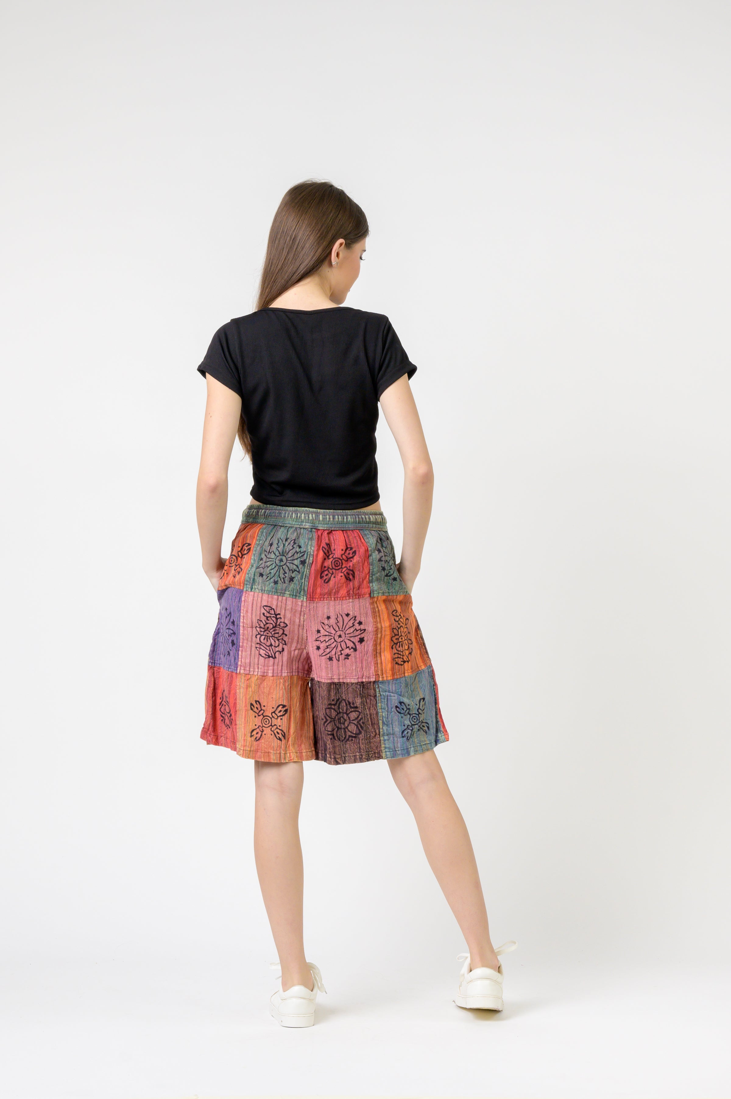 Rhea Mix Patch Short Trouser