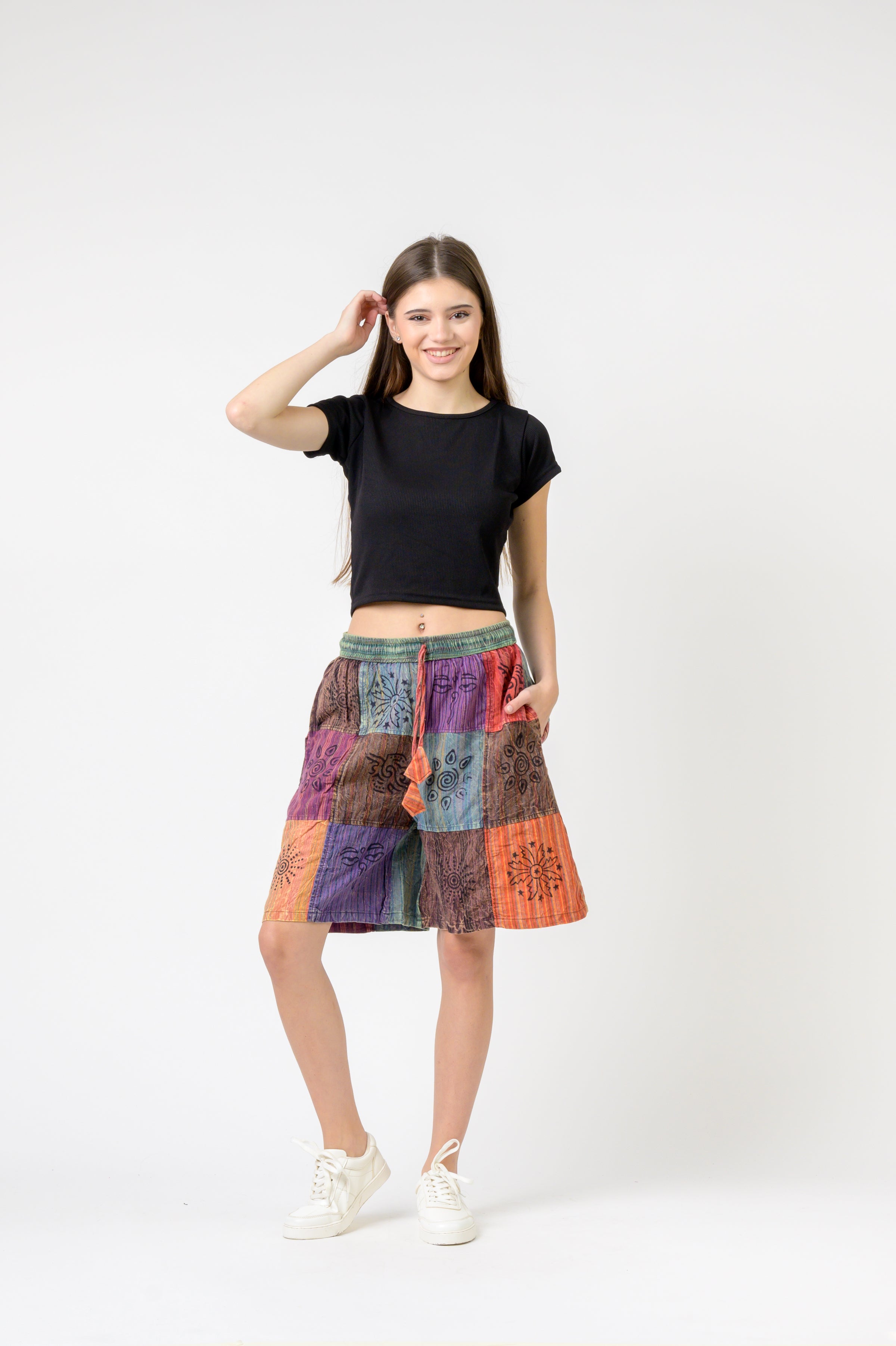 Rhea Mix Patch Short Trouser