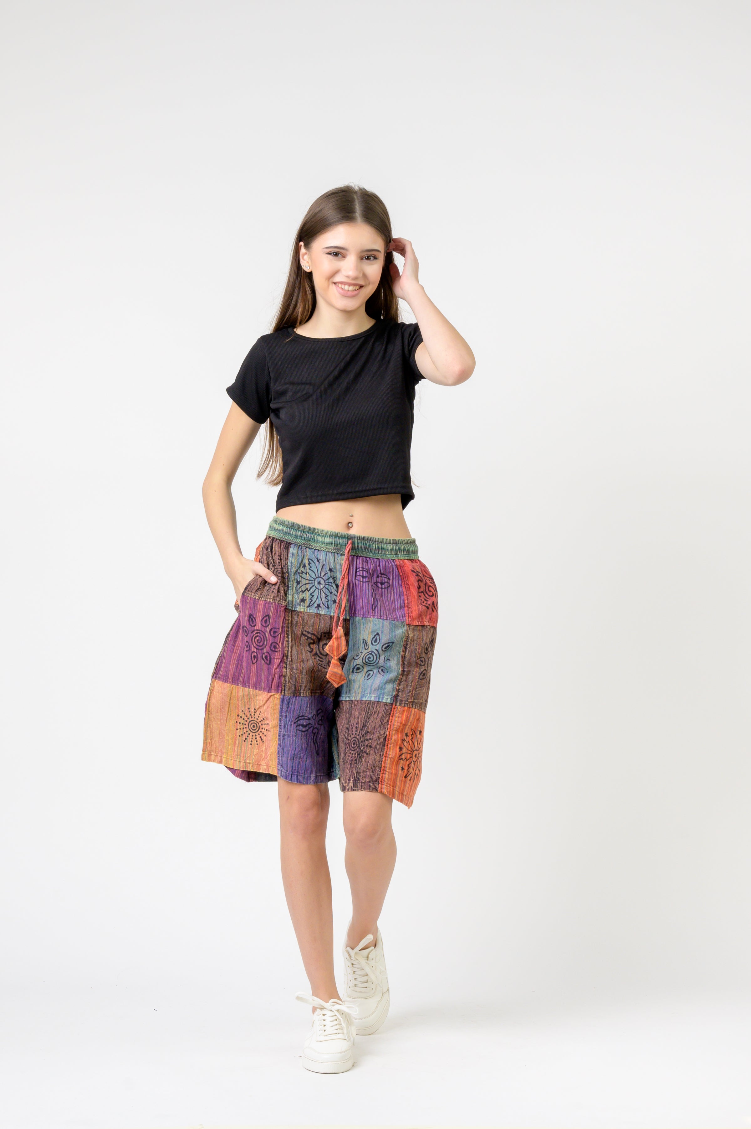 Rhea Mix Patch Short Trouser