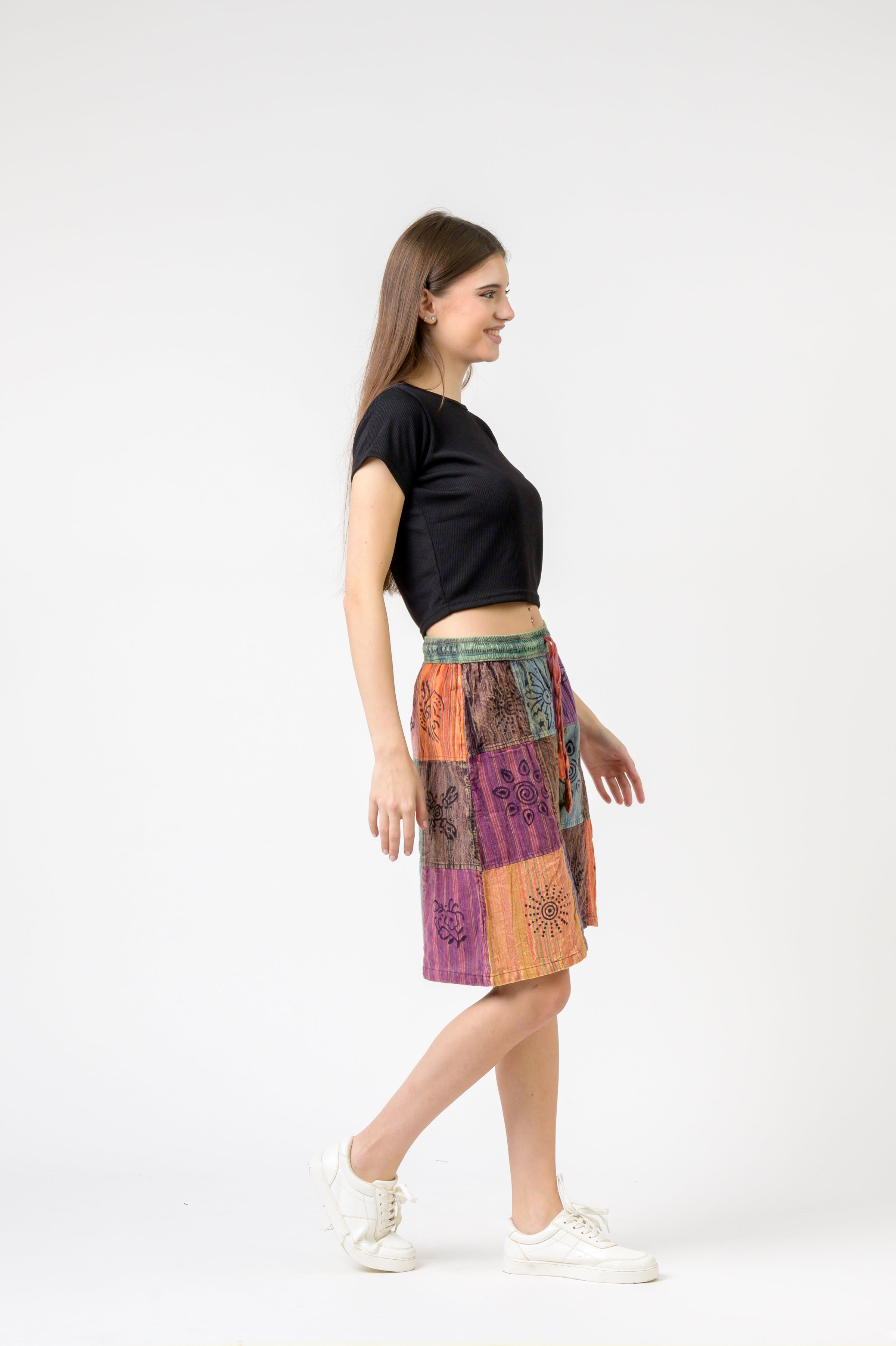 Rhea Mix Patch Short Trouser