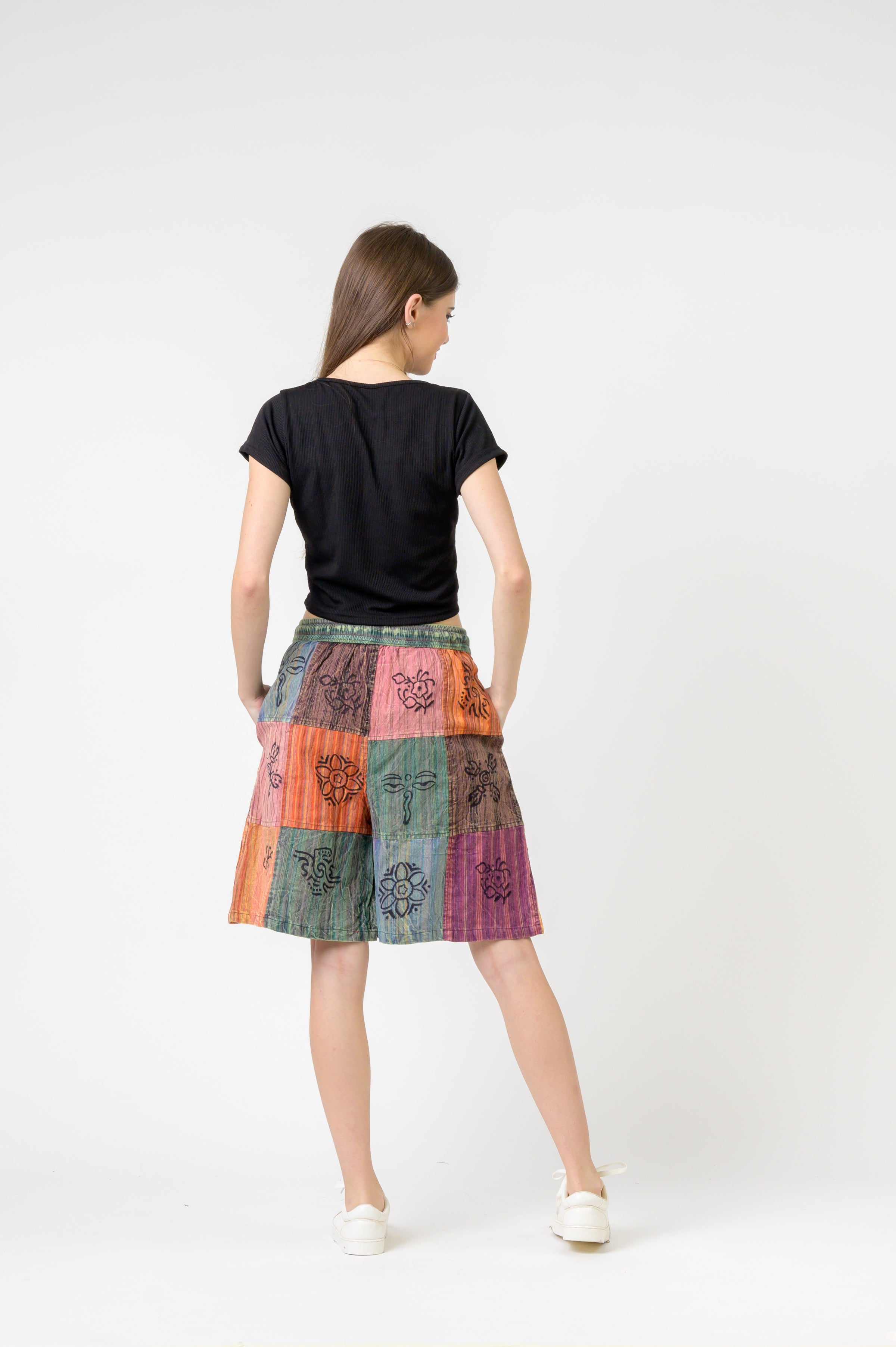 Rhea Mix Patch Short Trouser