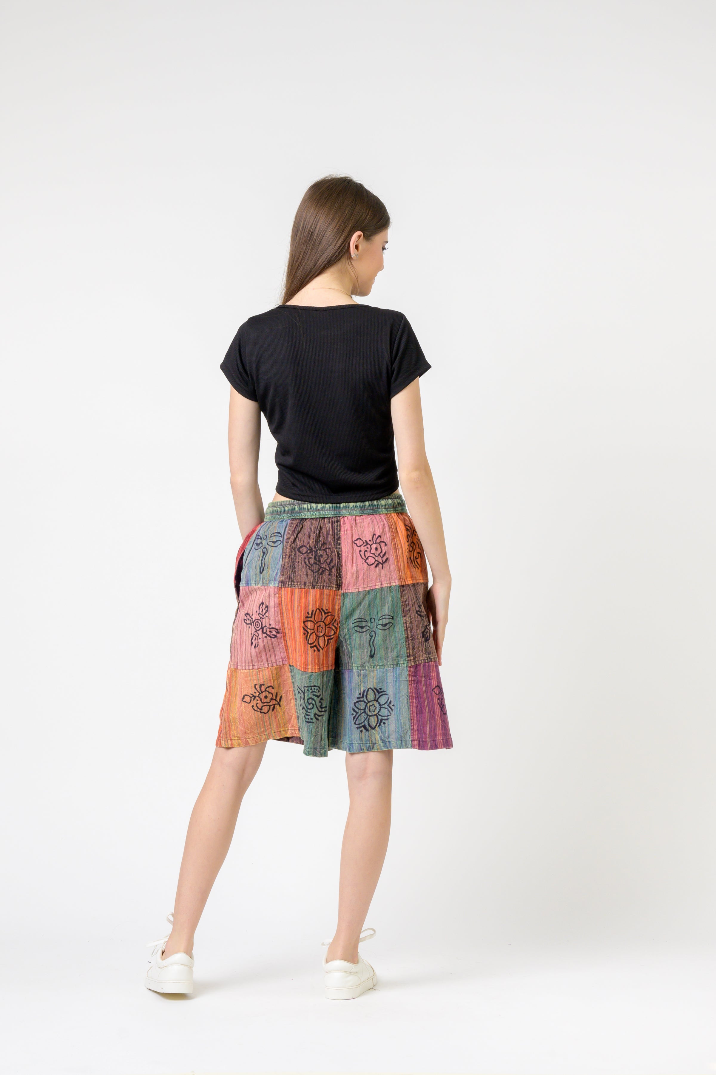 Rhea Mix Patch Short Trouser