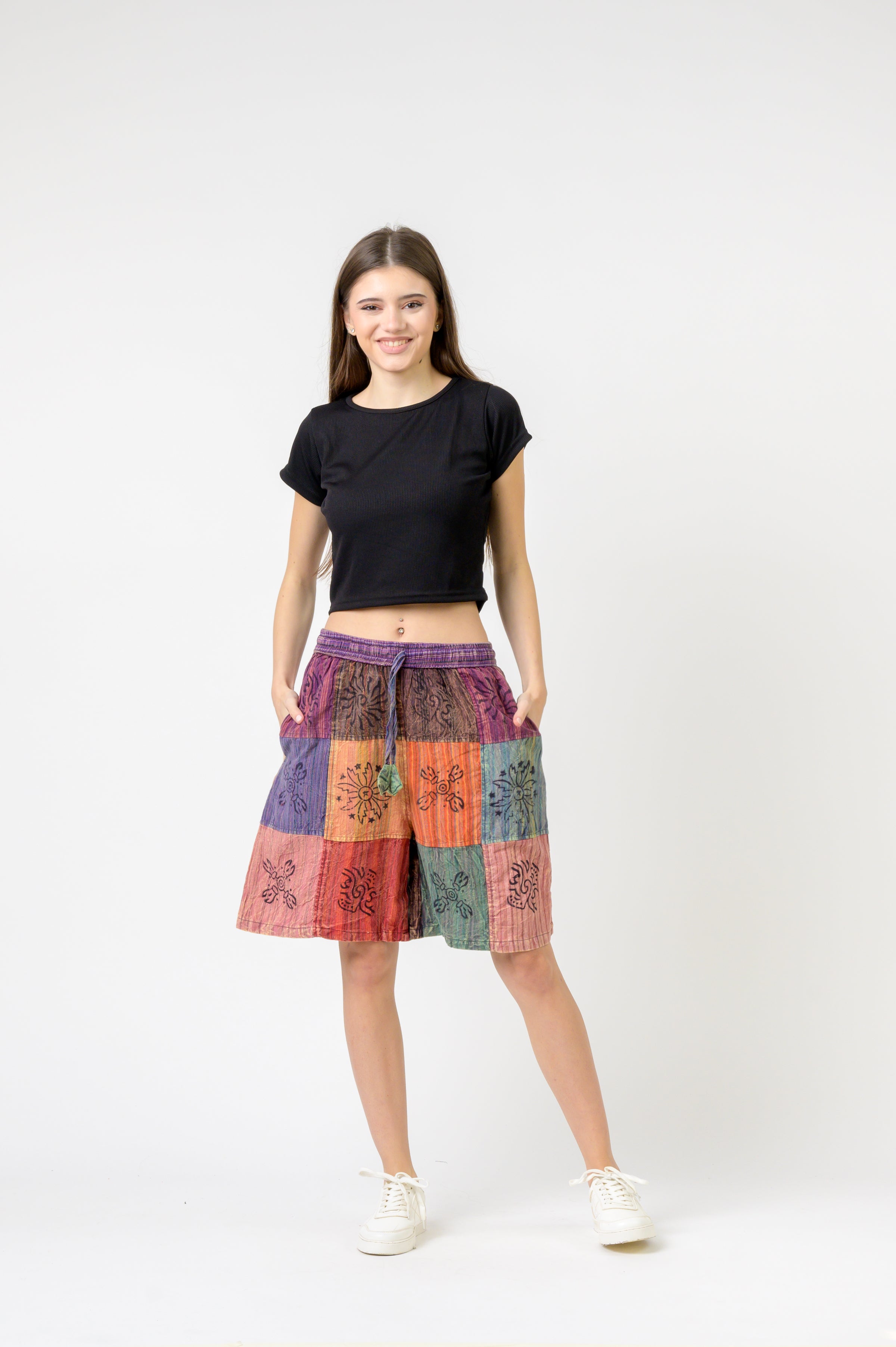 Rhea Mix Patch Short Trouser