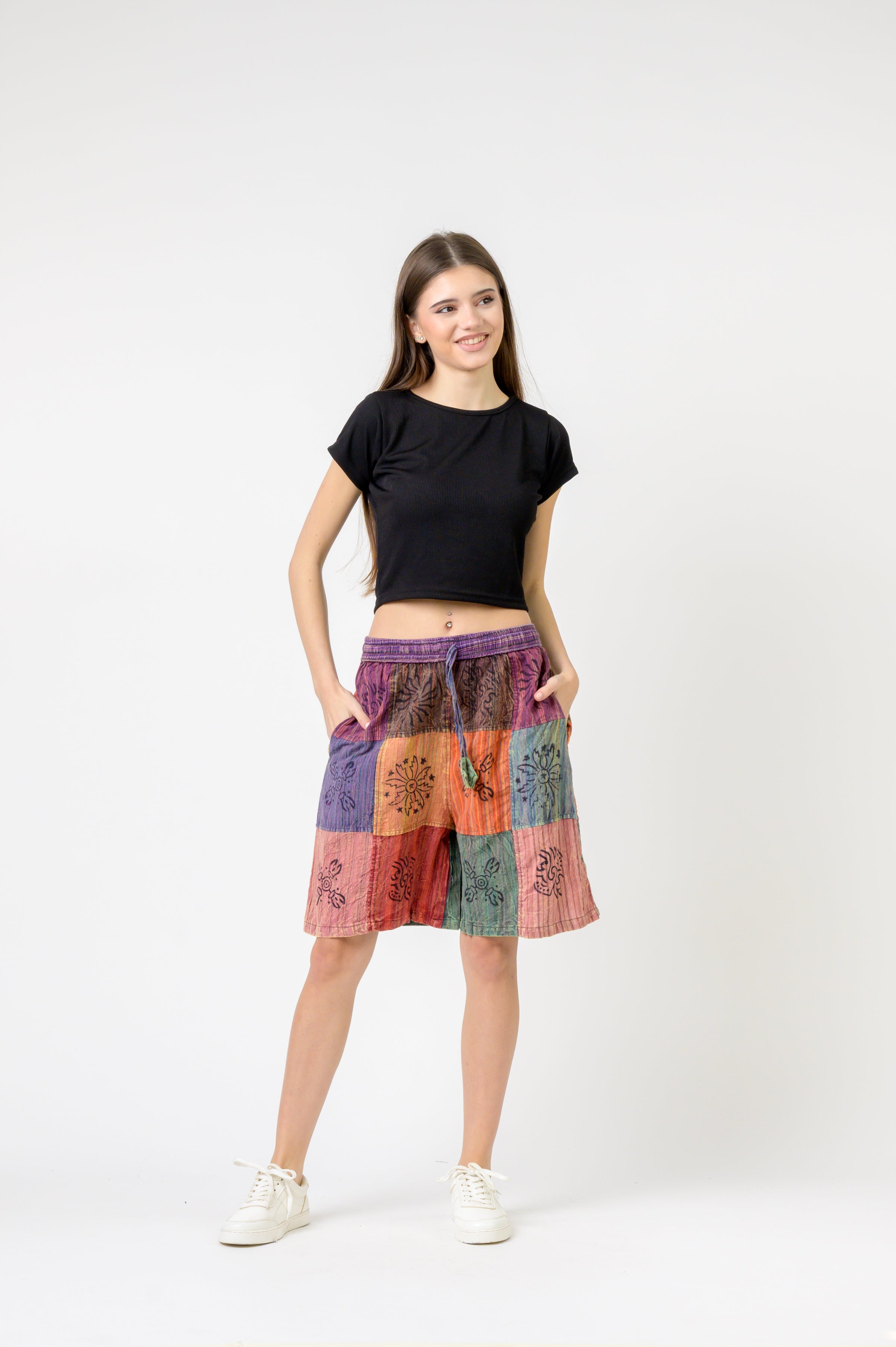 Rhea Mix Patch Short Trouser