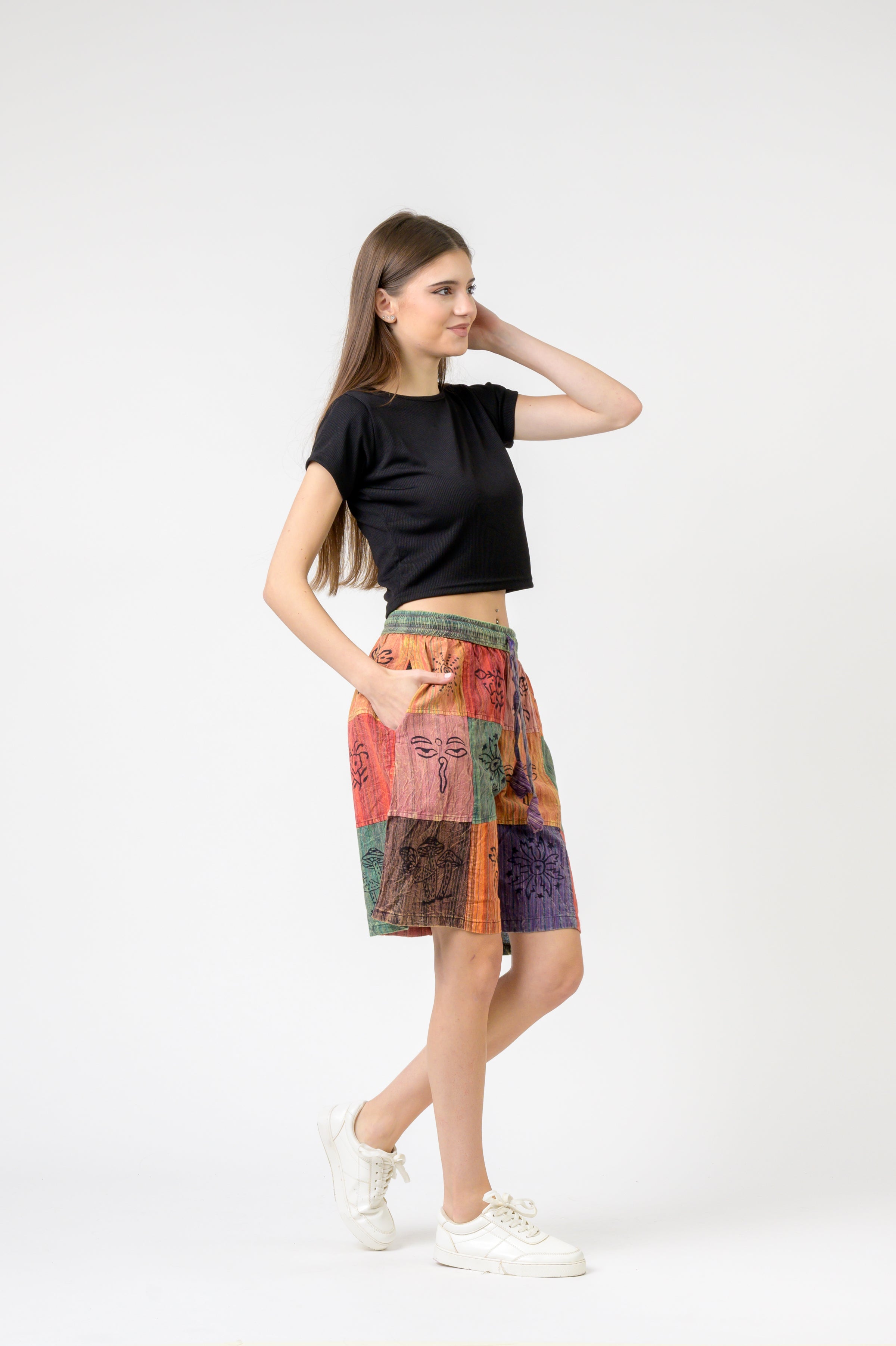 Rhea Mix Patch Short Trouser