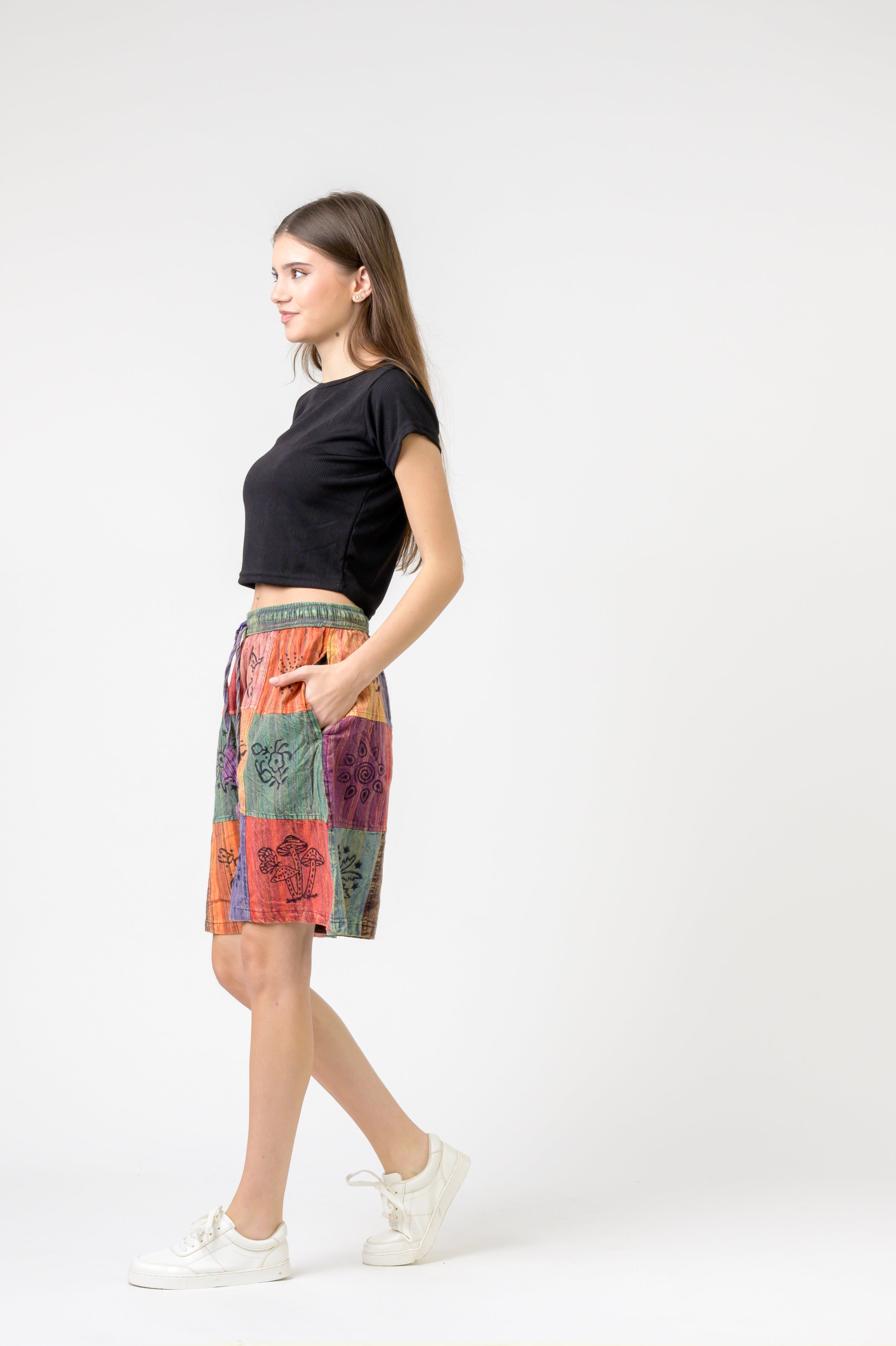 Rhea Mix Patch Short Trouser