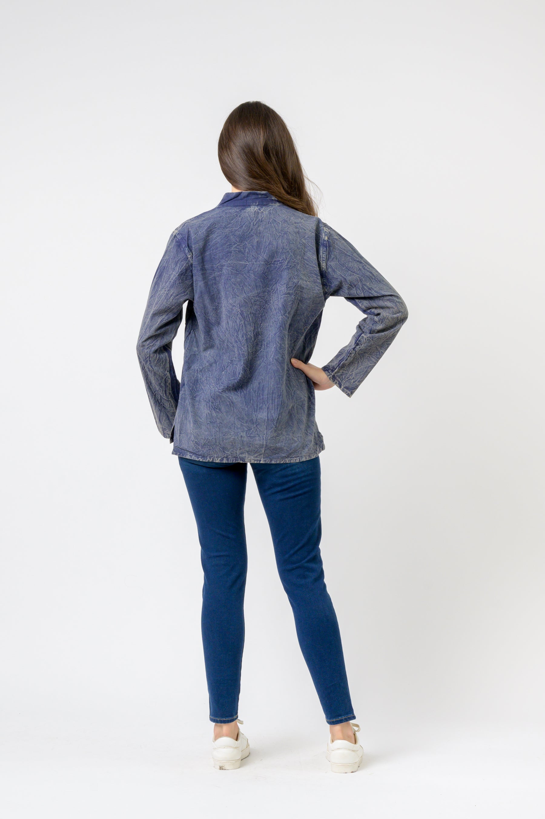 Rhea Button V-Neck Shirt