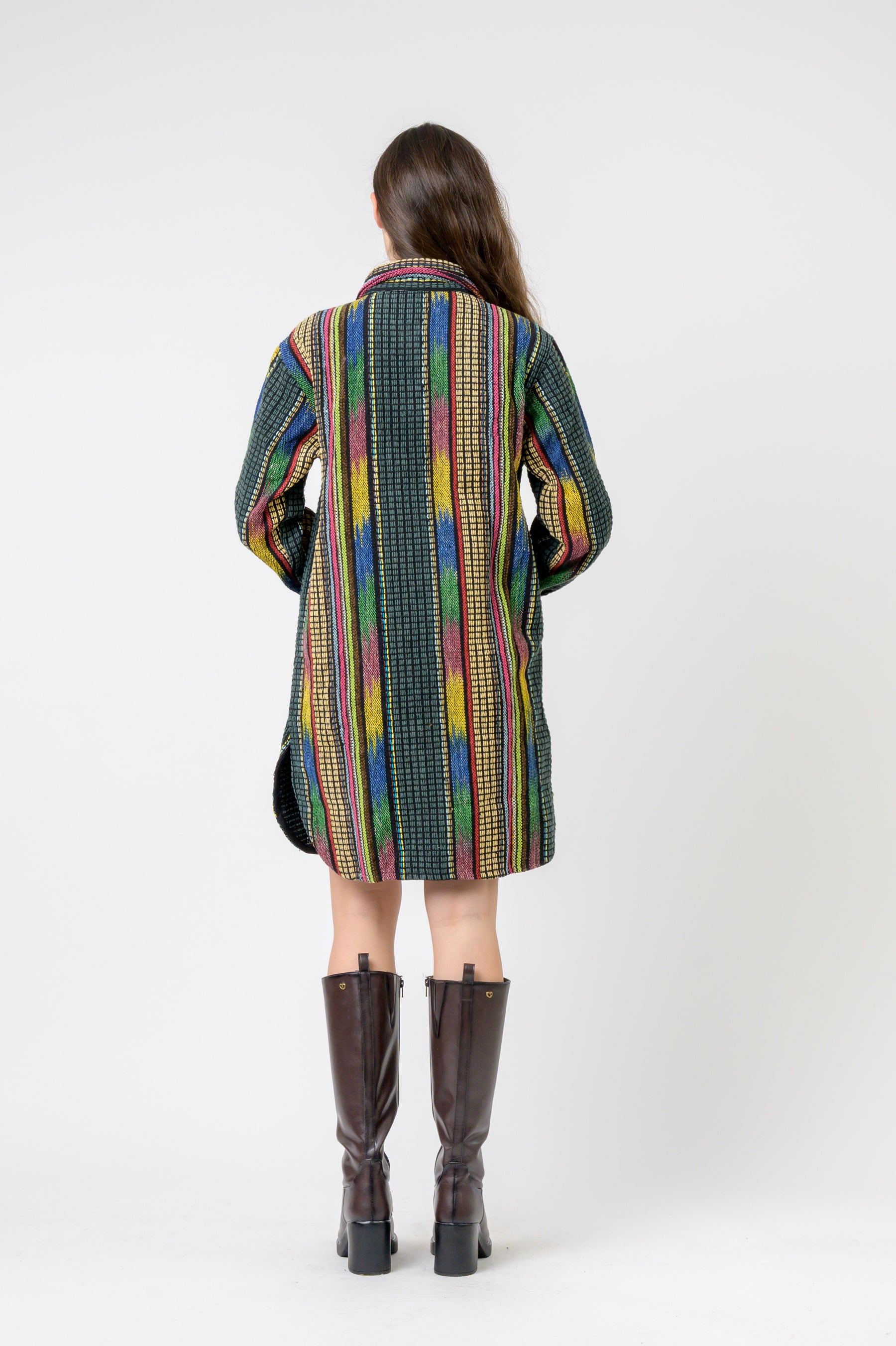 Rhea Fashion Print Cotton Long Shirt