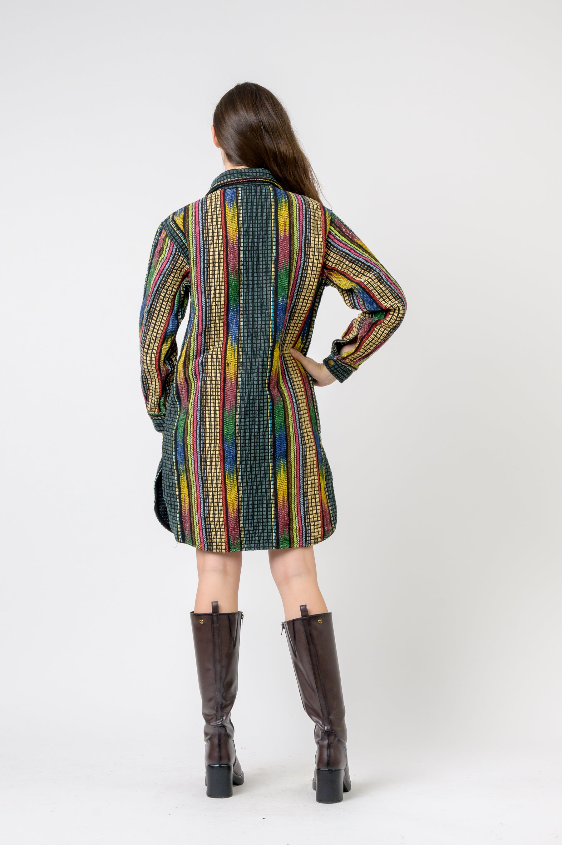 Rhea Fashion Print Cotton Long Shirt