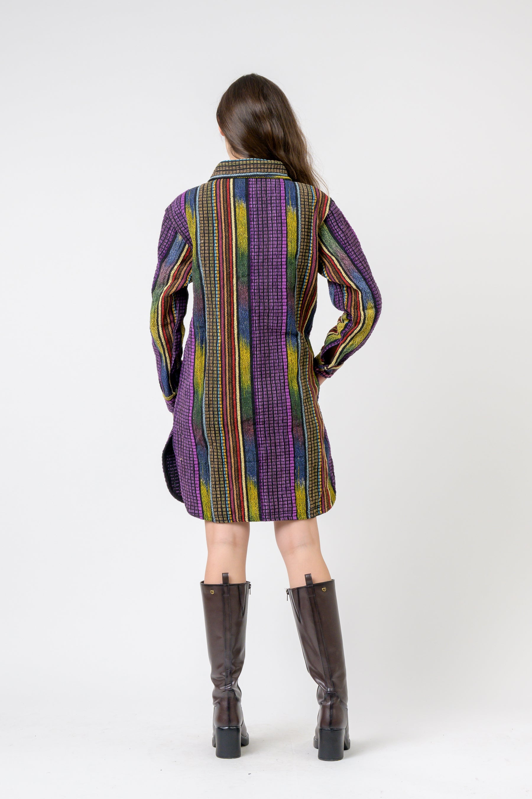 Rhea Fashion Print Cotton Long Shirt