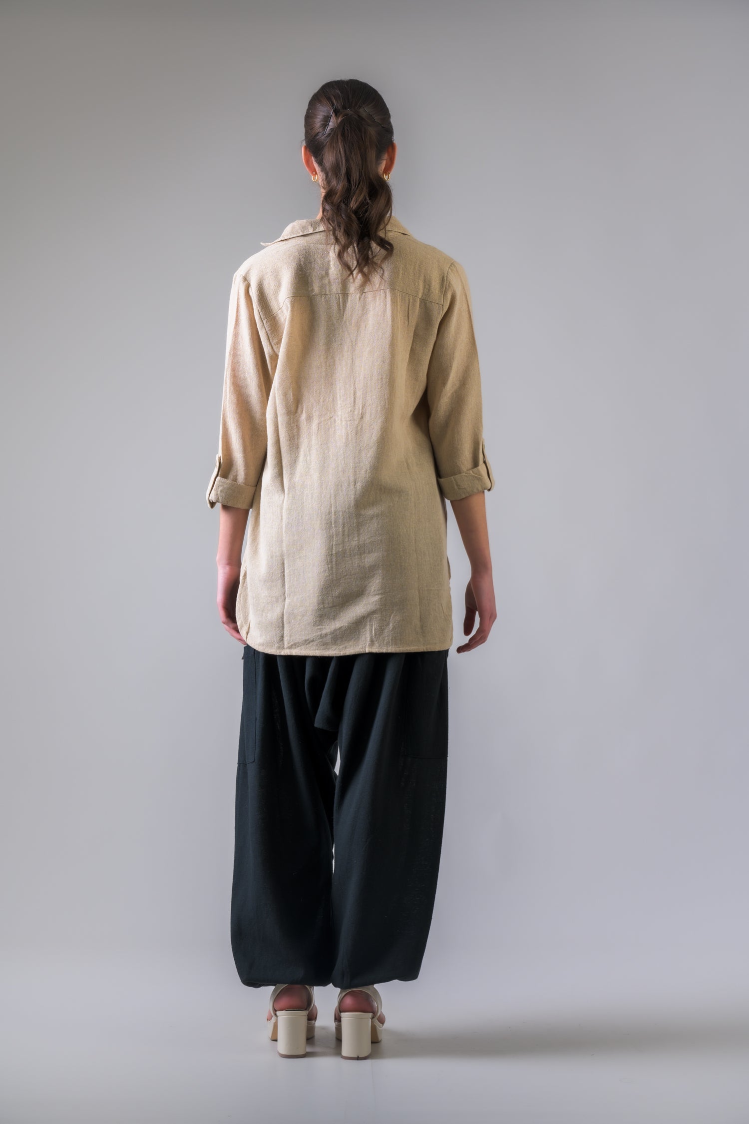 Rhea Grey Tweed Top Grey / S/M