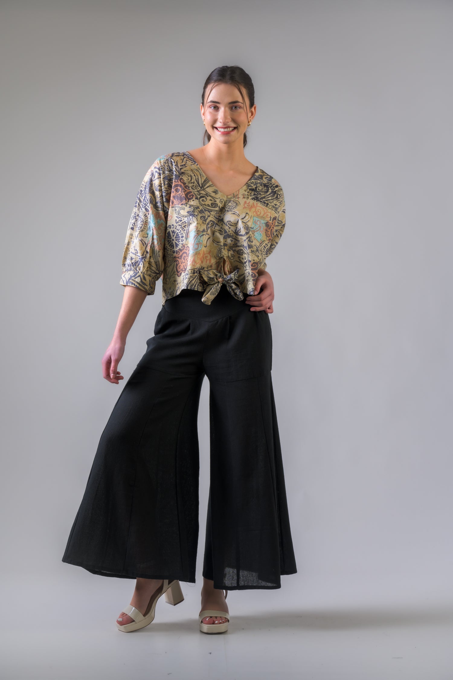 Rhea Josie Top Brown / Small/Medium