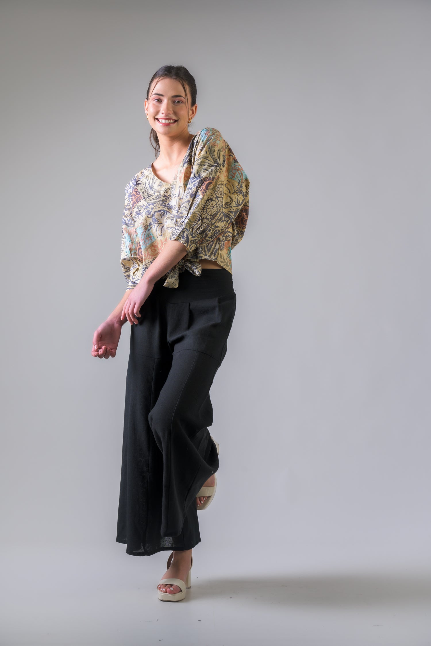 Rhea Josie Top Brown / Small/Medium