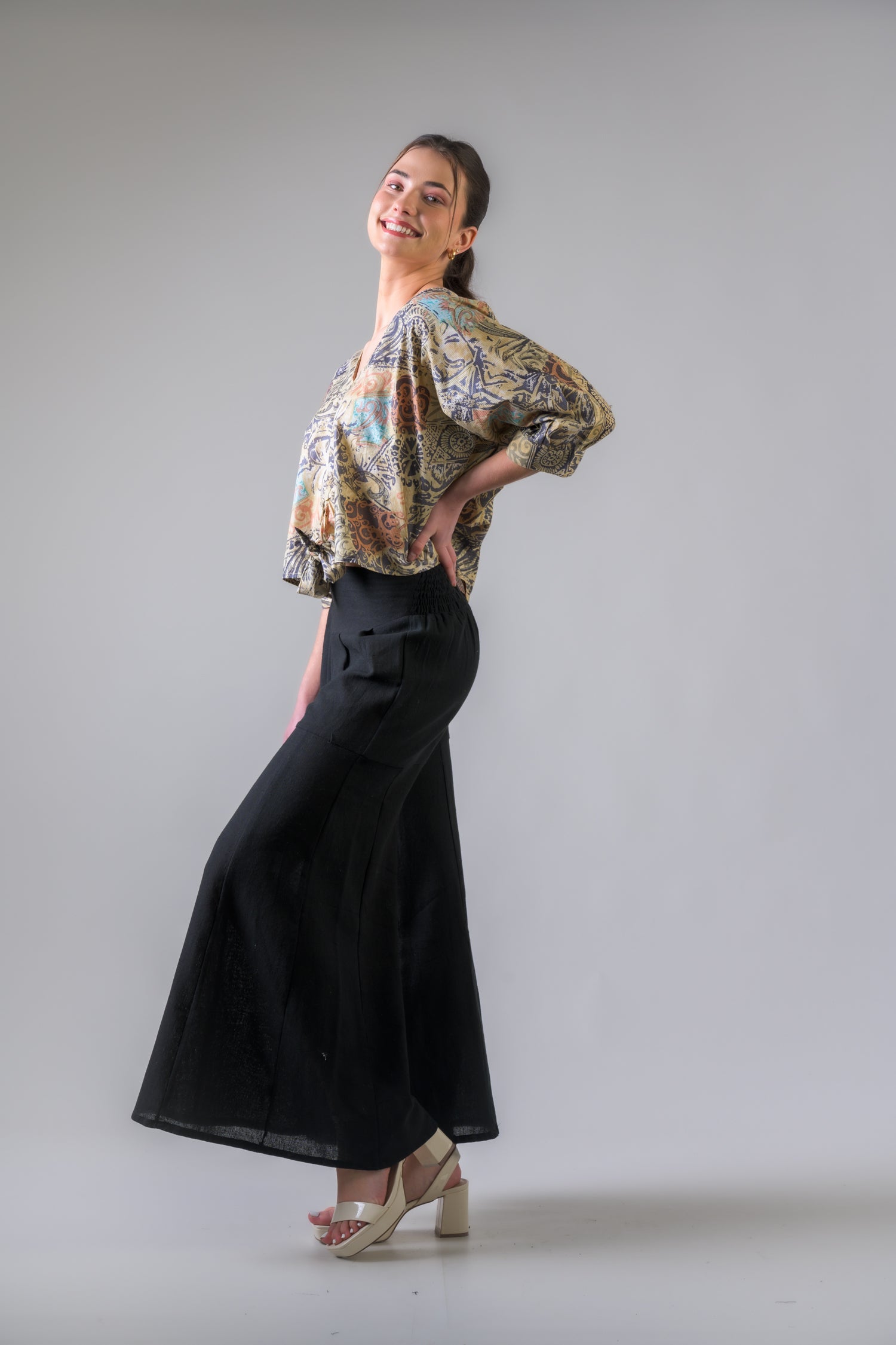 Rhea Josie Top Brown / Large/XLarge