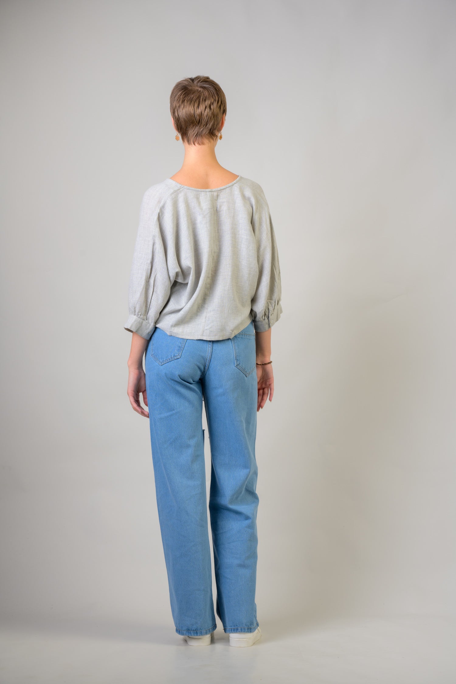 Rhea Josie Top Grey / Large/XLarge