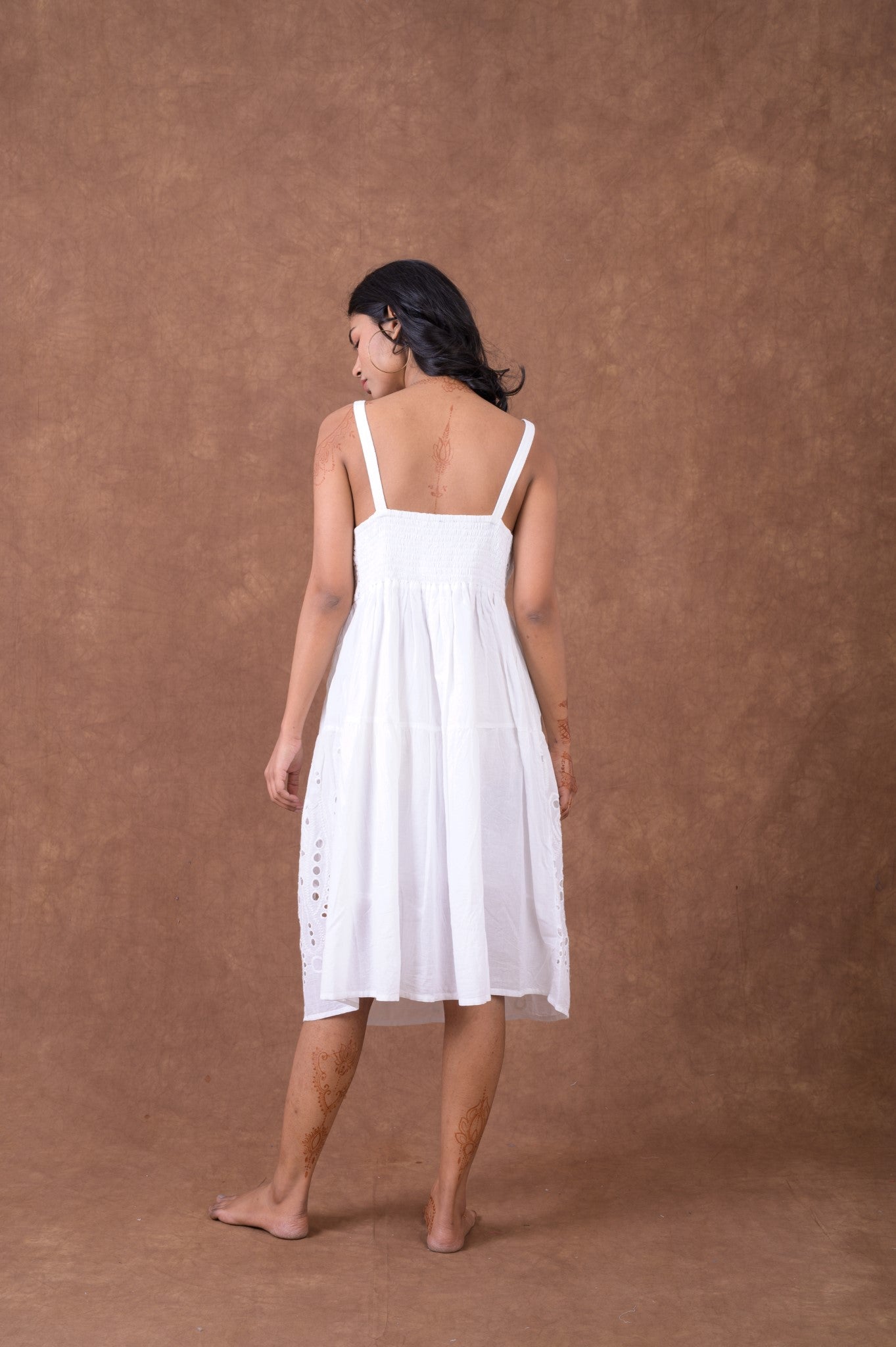 Schiffly White Dress